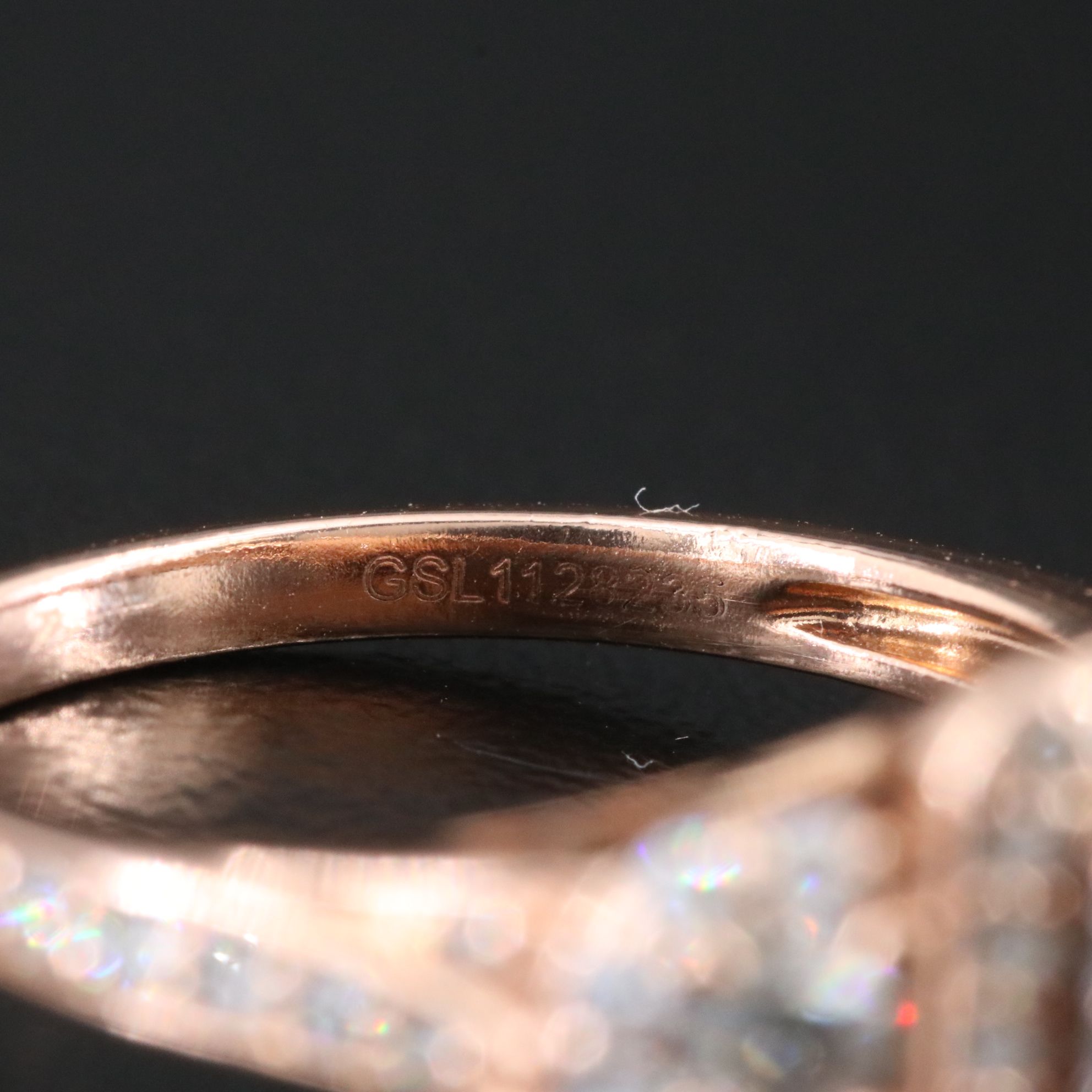 14K 1.01 CTW Diamond Rose Gold Ring