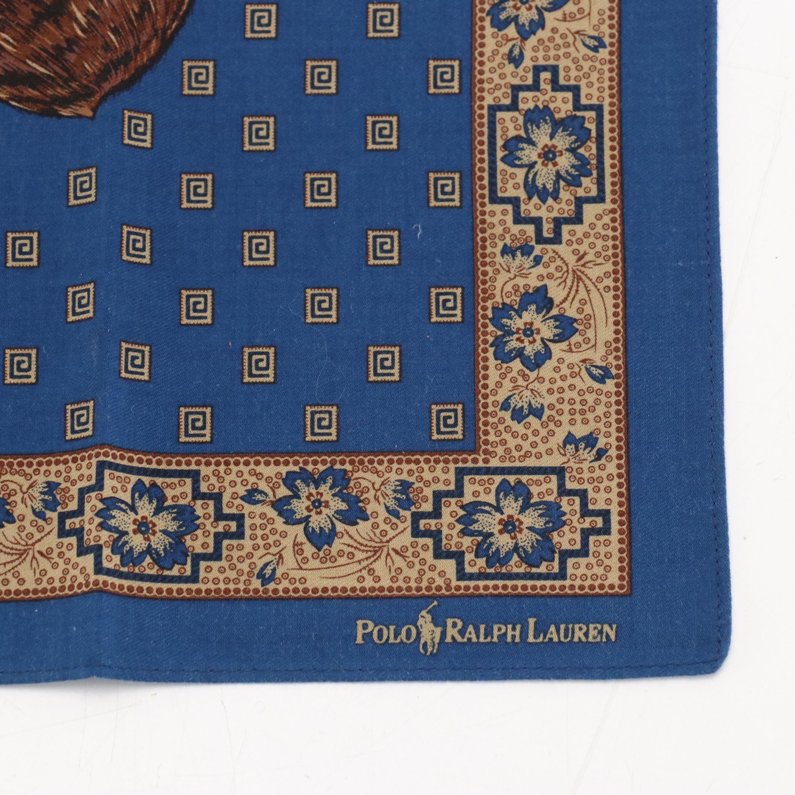 Polo Ralph Lauren Pocket Square with Lucca Couture and Mr. John Wide Brim Hats