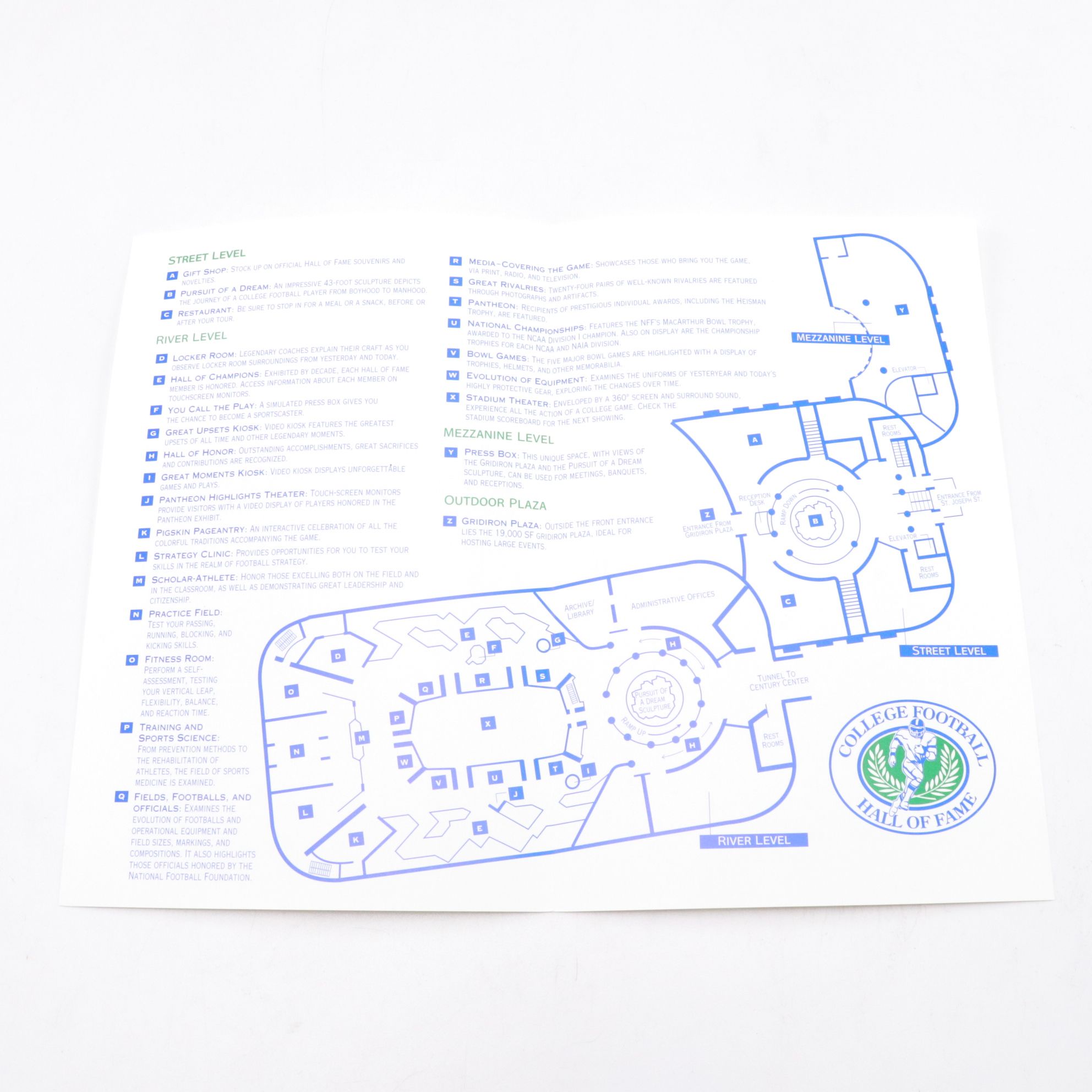 College Football Hall of Fame Grand Opening Programs & Coins