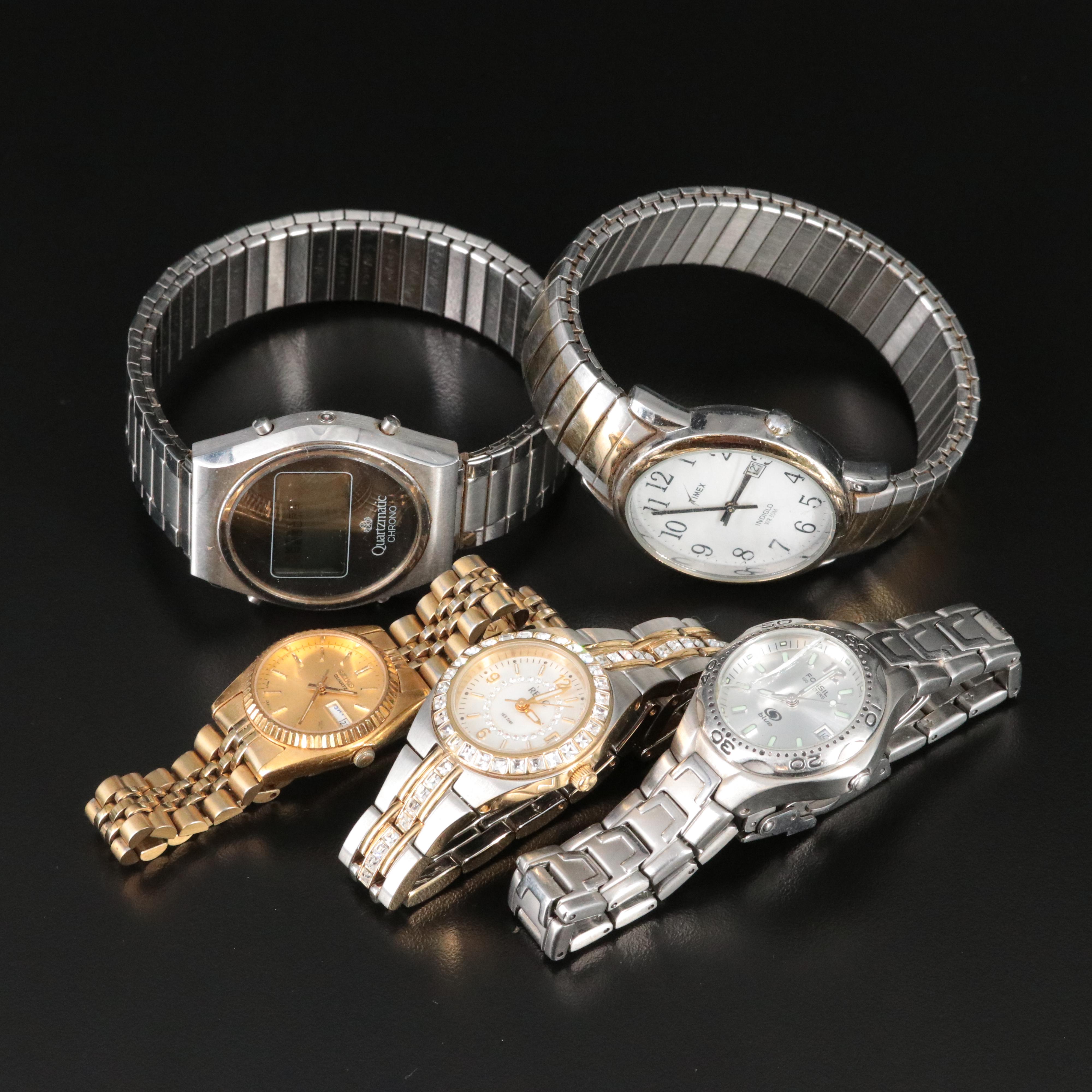 Fossil, Seiko, Timex and Other Quartz Watches