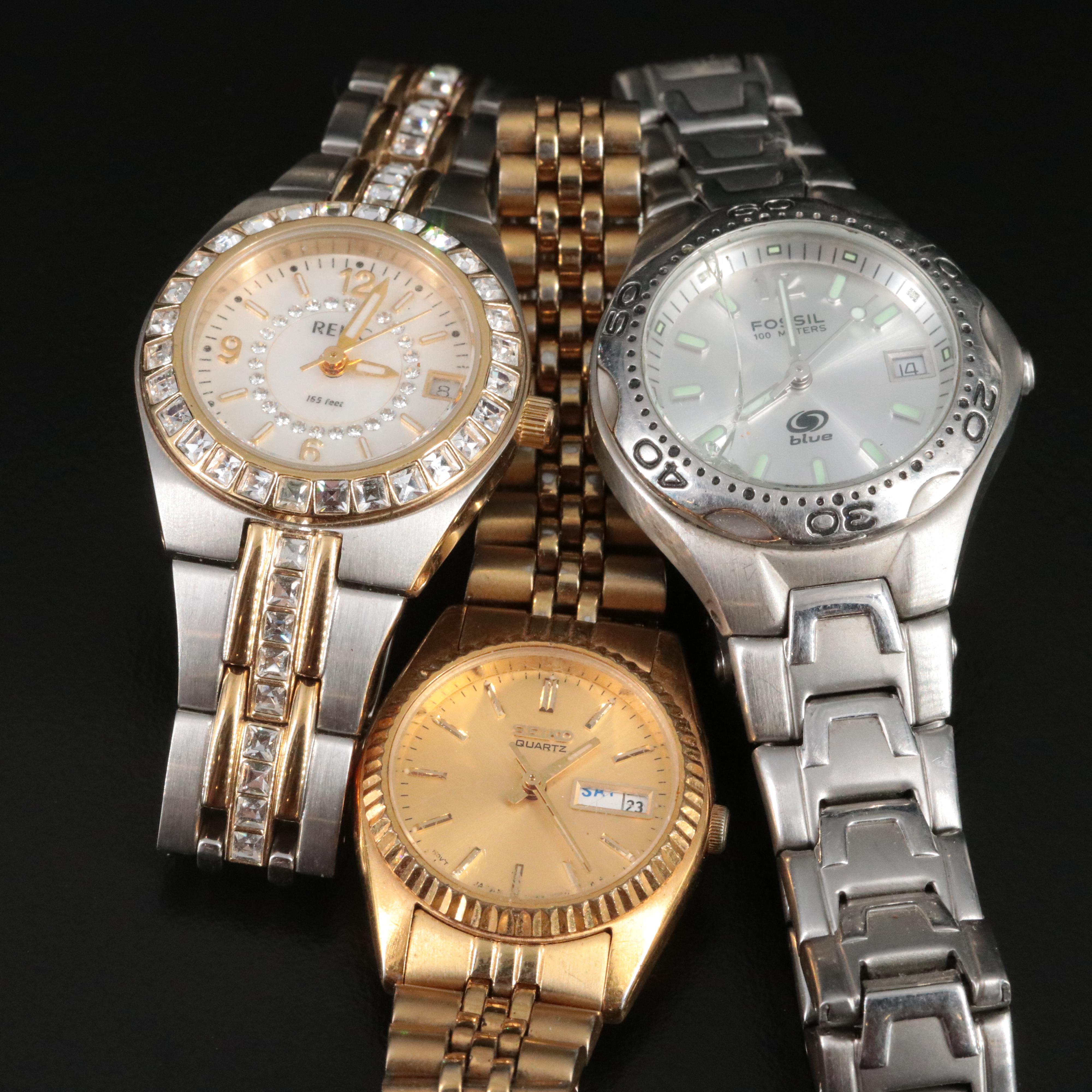 Fossil, Seiko, Timex and Other Quartz Watches