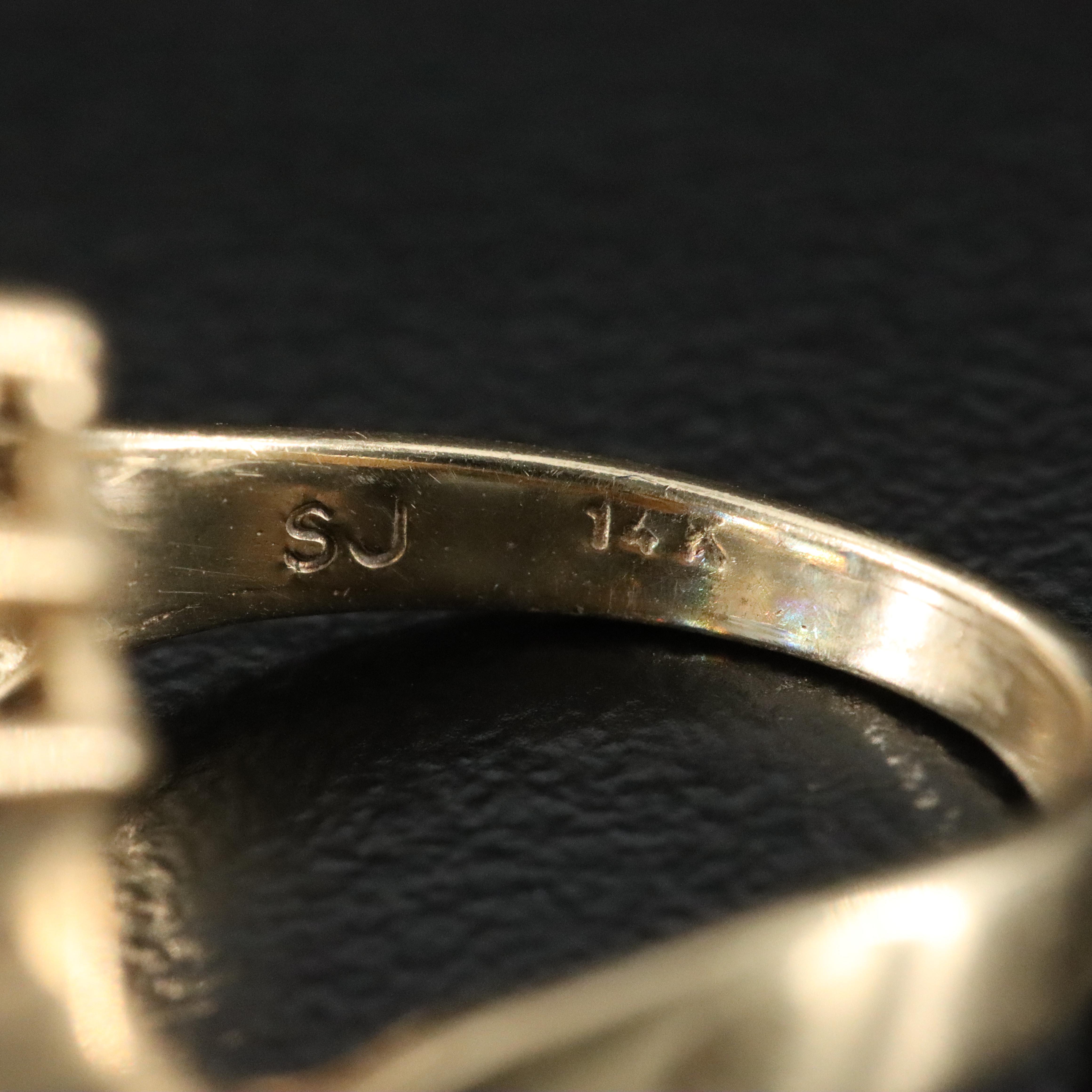 14K 3.31 CT Aquamarine and Diamond Ring