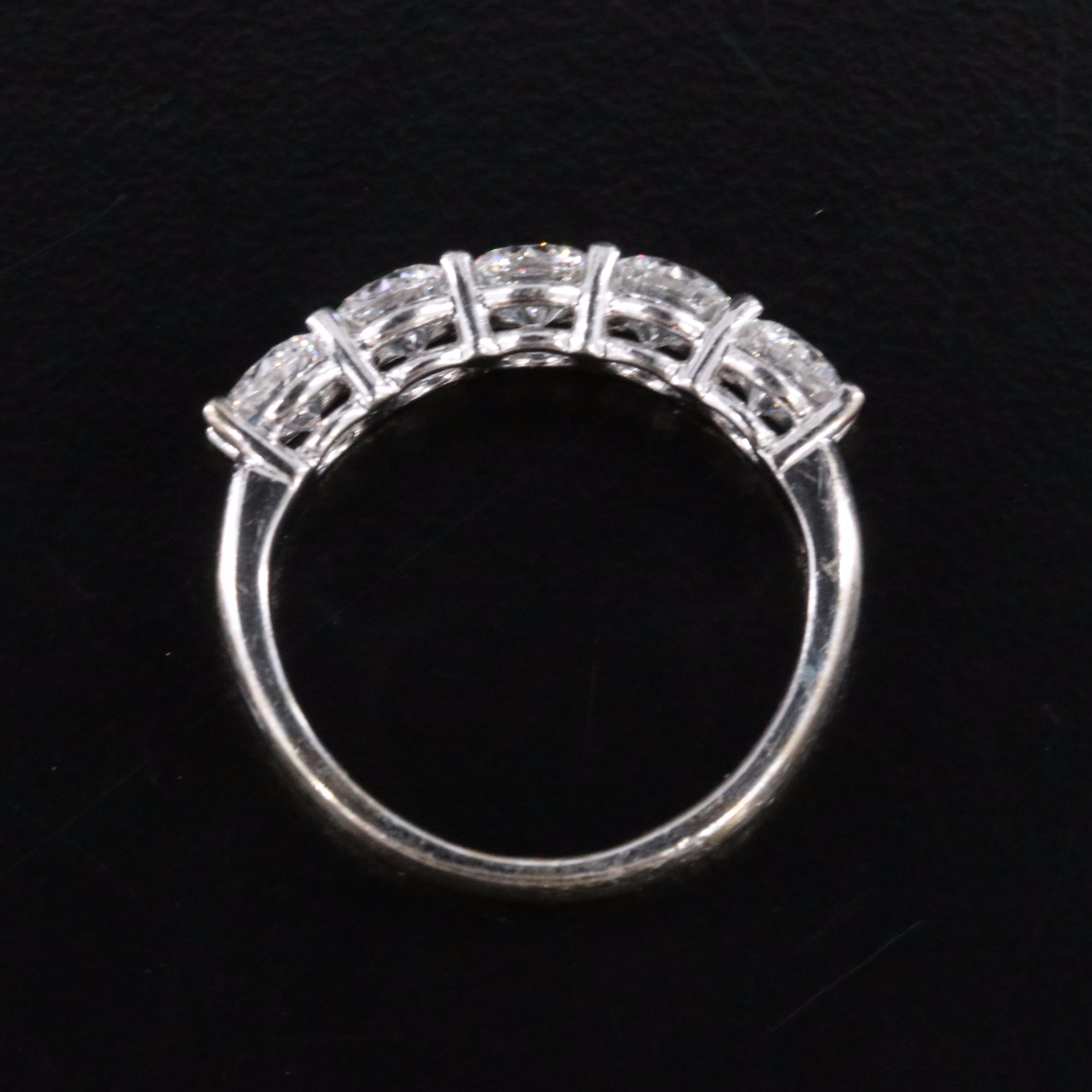 18K 1.50 CTW Diamond Ring with Online GIA Reports
