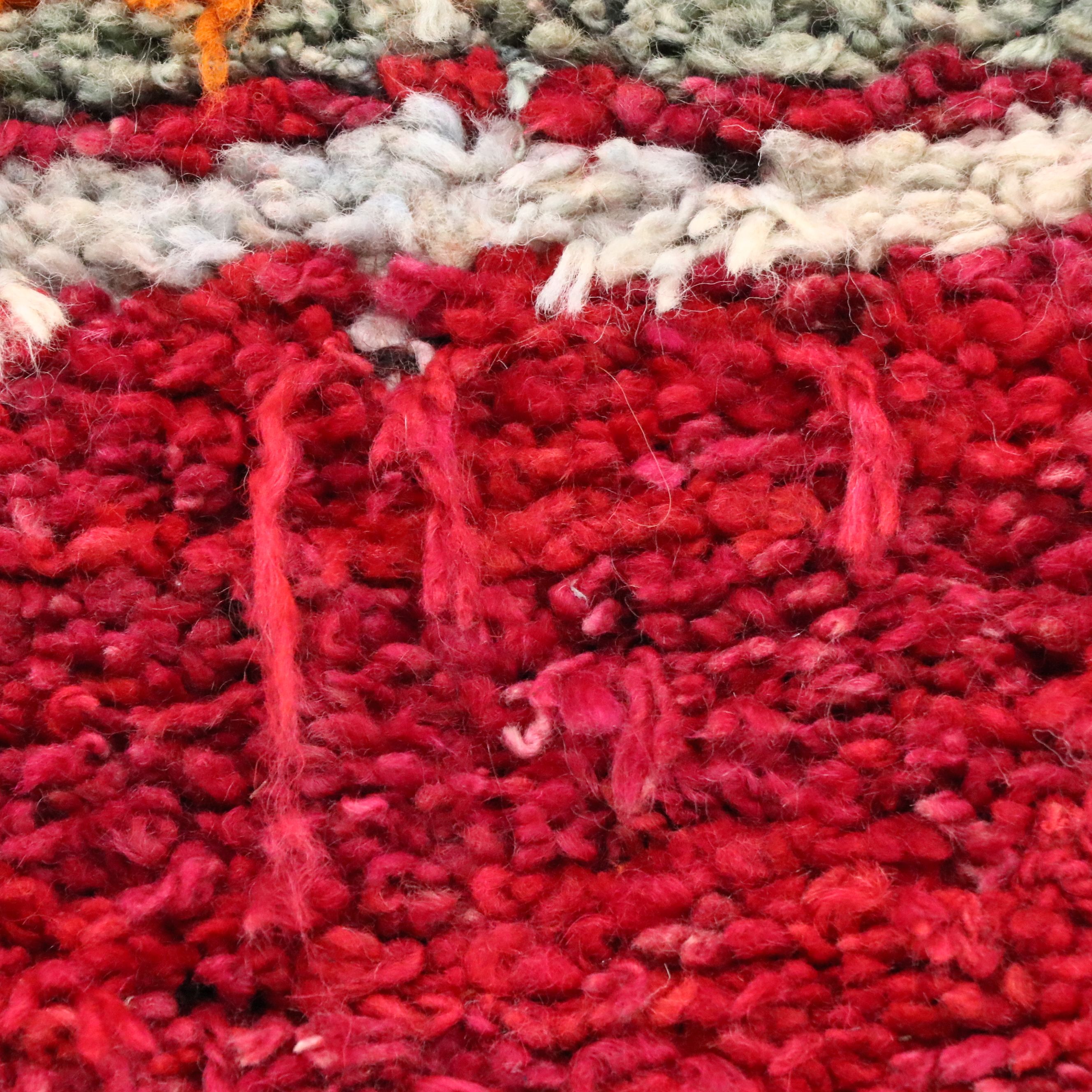 3'6 x 12'6 Hand-Knotted Moroccan Berber Long Rug