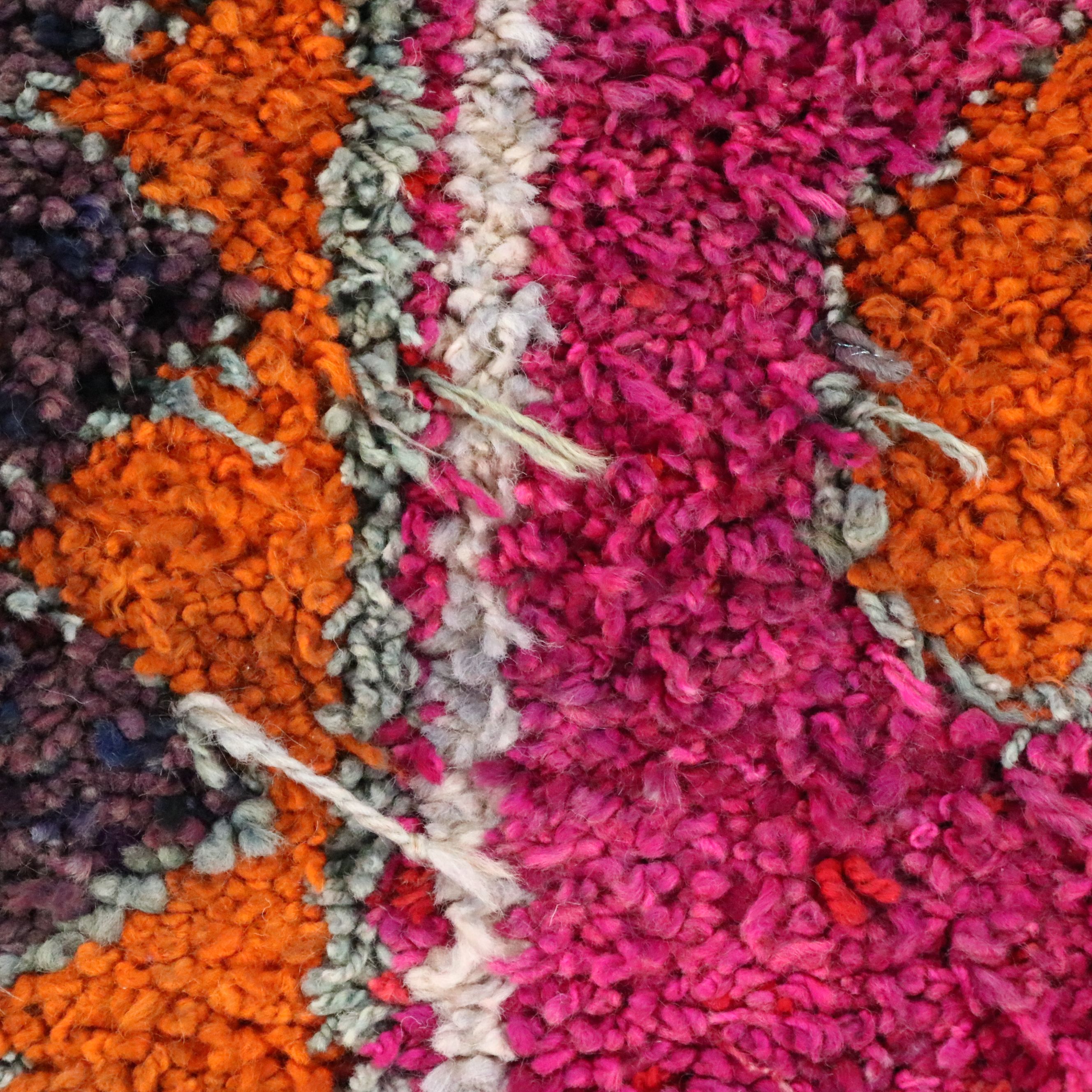 3'6 x 12'6 Hand-Knotted Moroccan Berber Long Rug