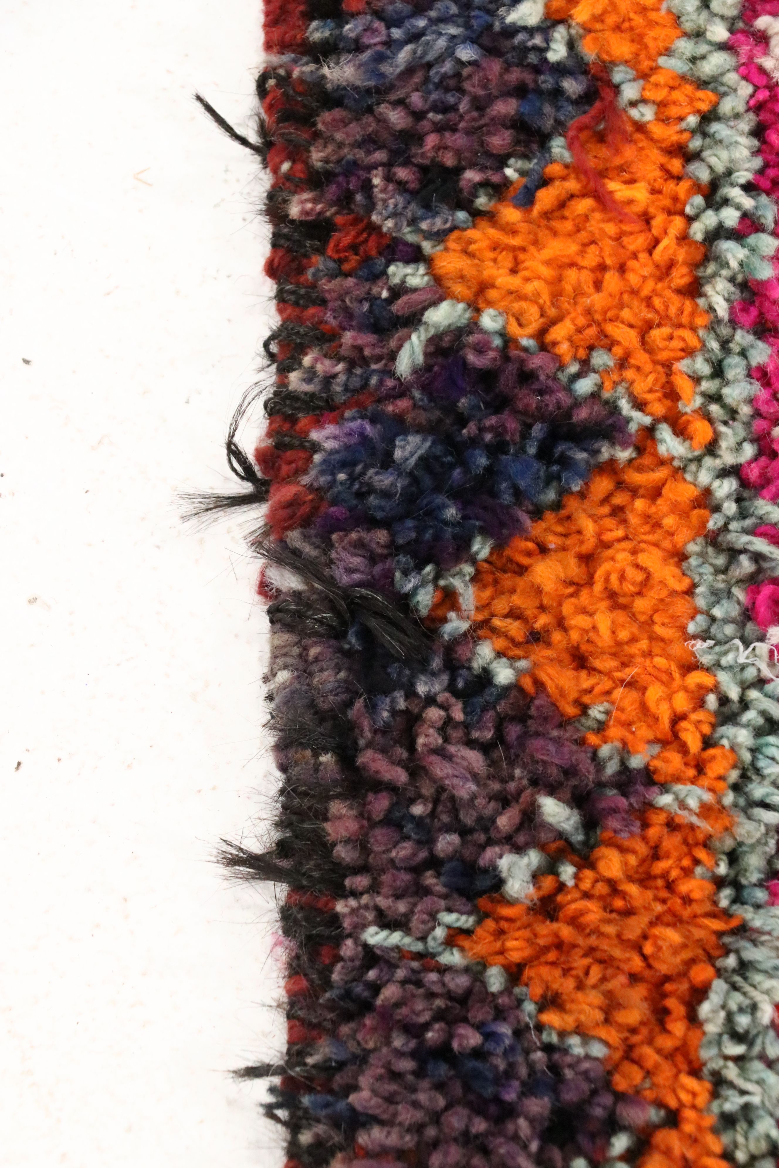 3'6 x 12'6 Hand-Knotted Moroccan Berber Long Rug