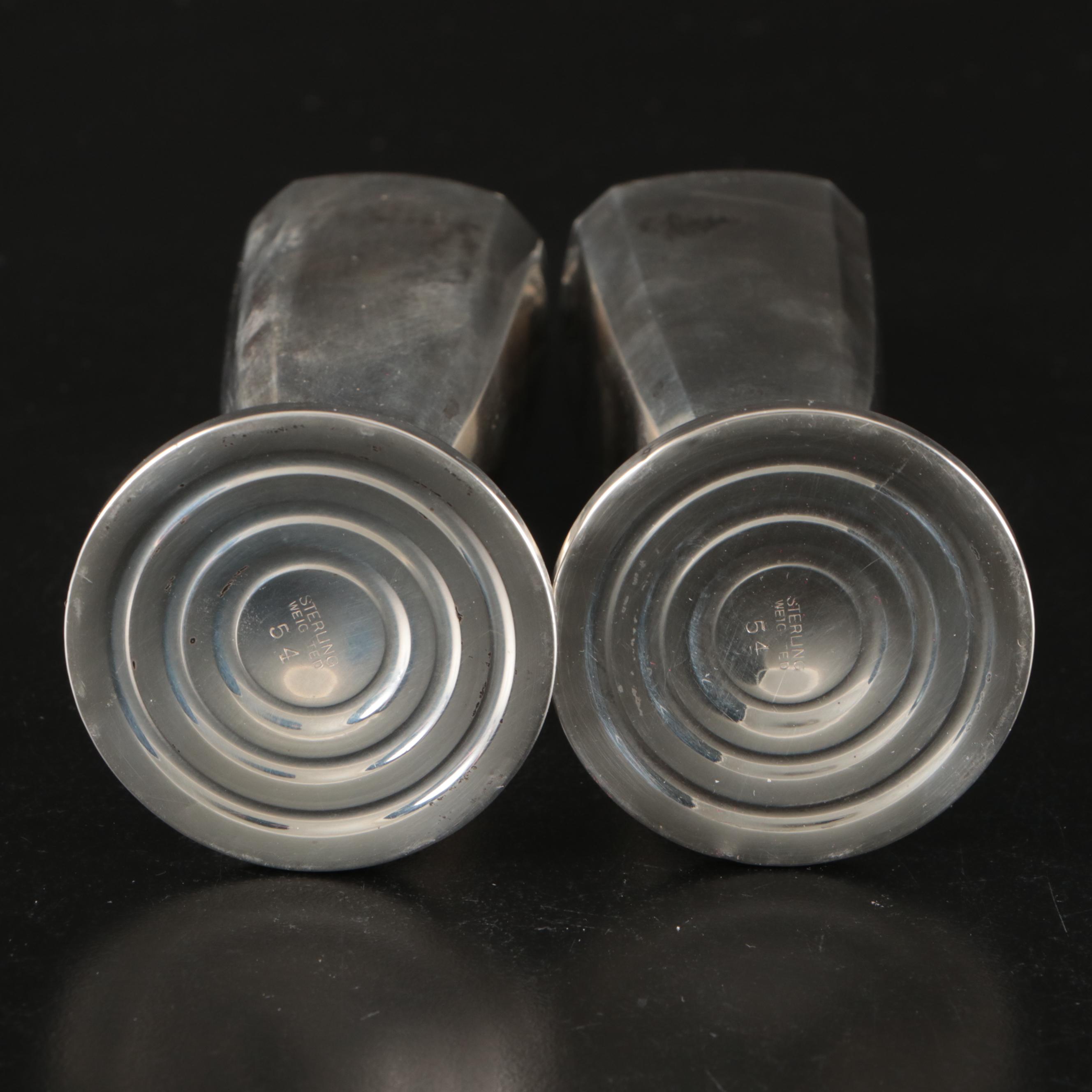 Bracher & Sydenham English Sterling Muffineer with Other Table Accessories