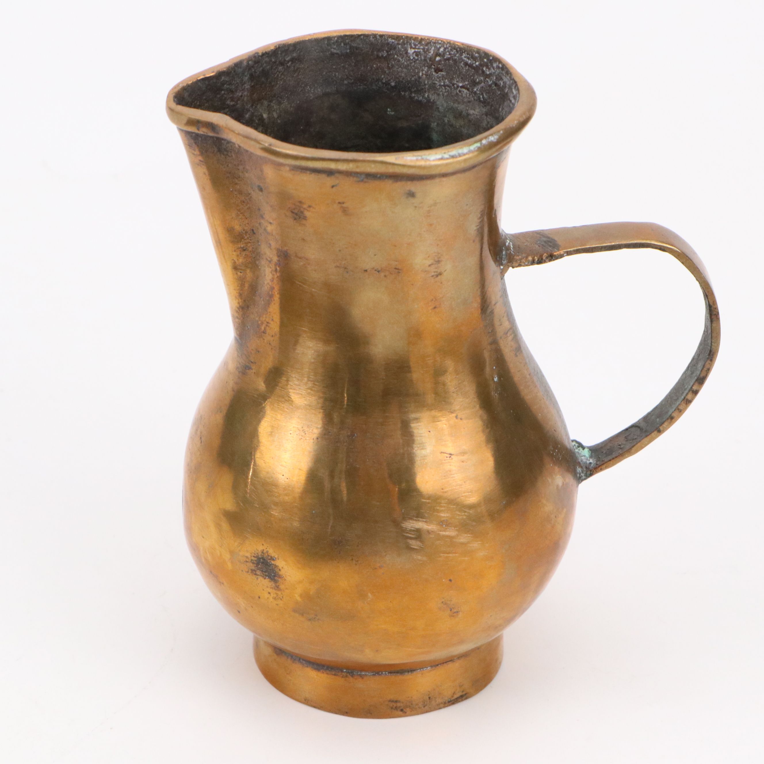 Copper Lined Pitcher and Kettle with Commercial Ceramic Jars and Bottle