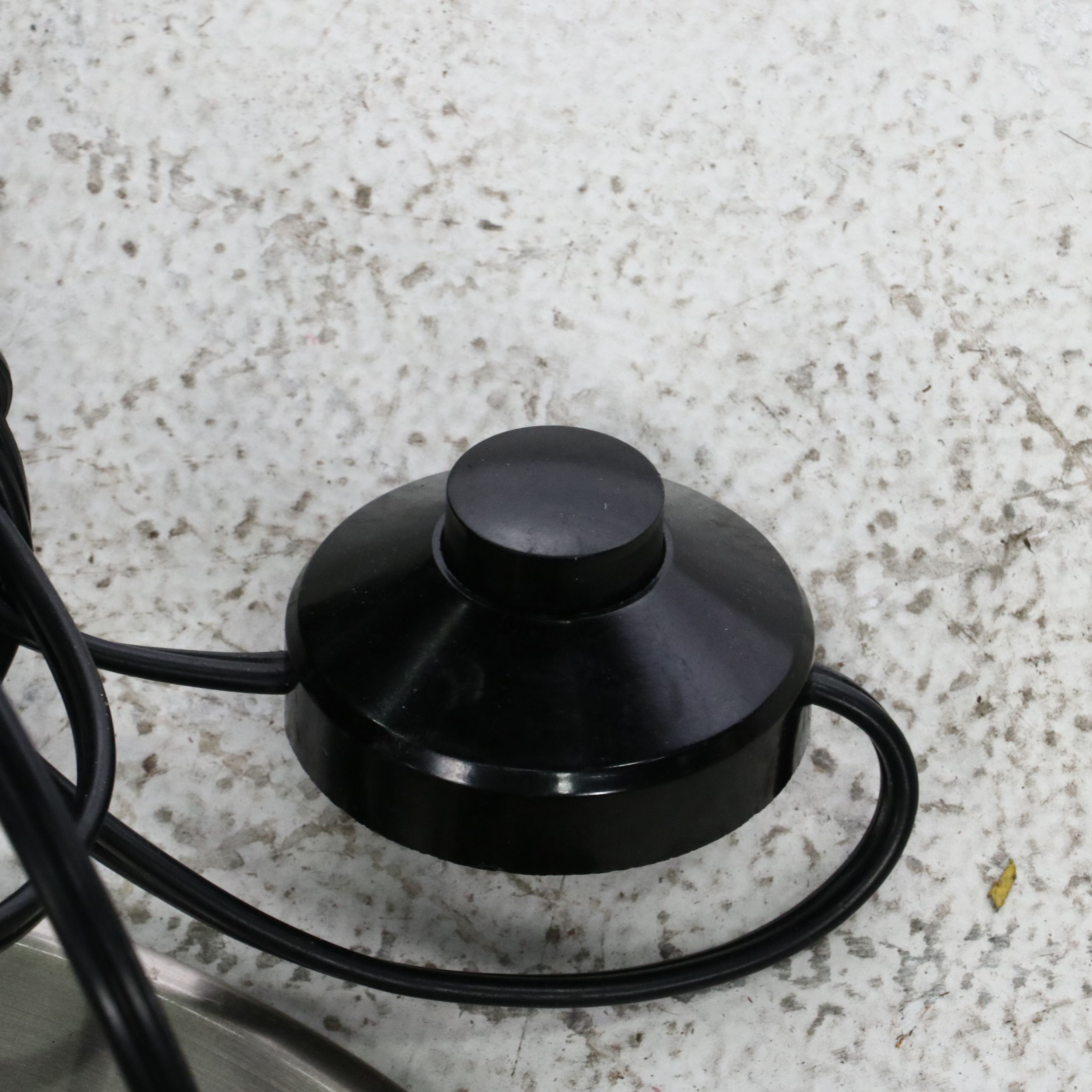 Polished Steel Finish Floor Lamp with Two Bullet Head Shades