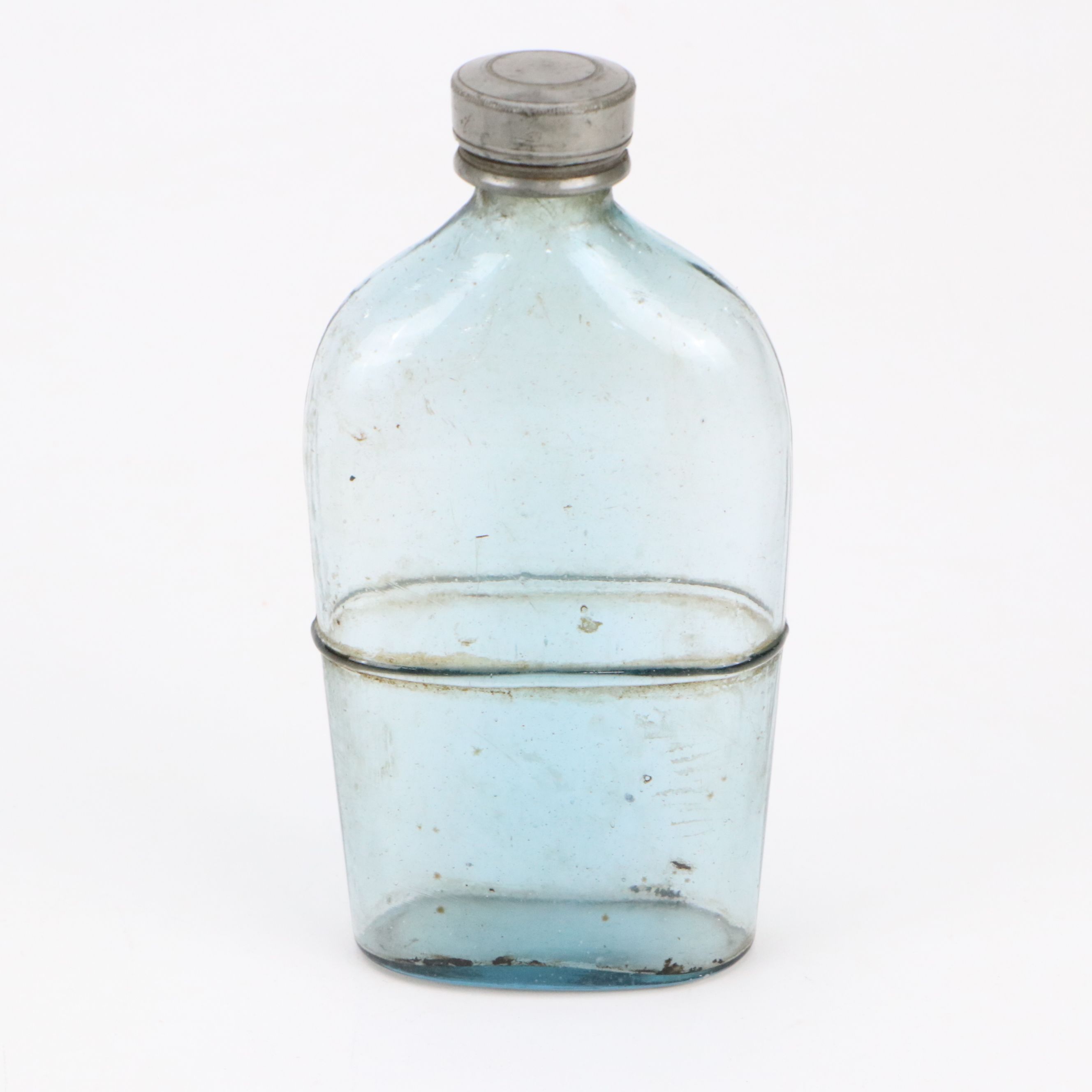 Copper Lined Pitcher and Kettle with Commercial Ceramic Jars and Bottle