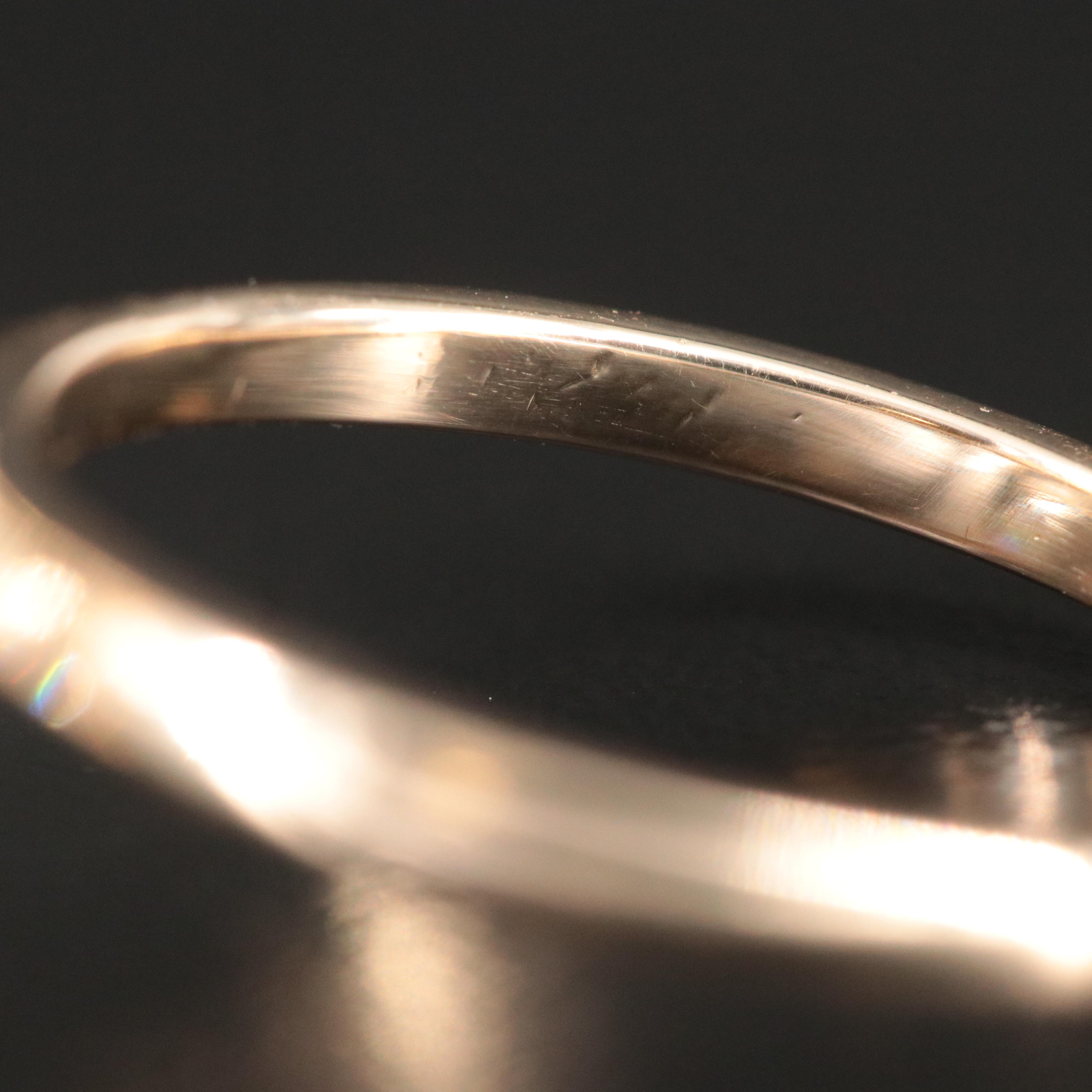 14K 8.09 CT Lab Grown Diamond Solitaire Ring with IGI Report