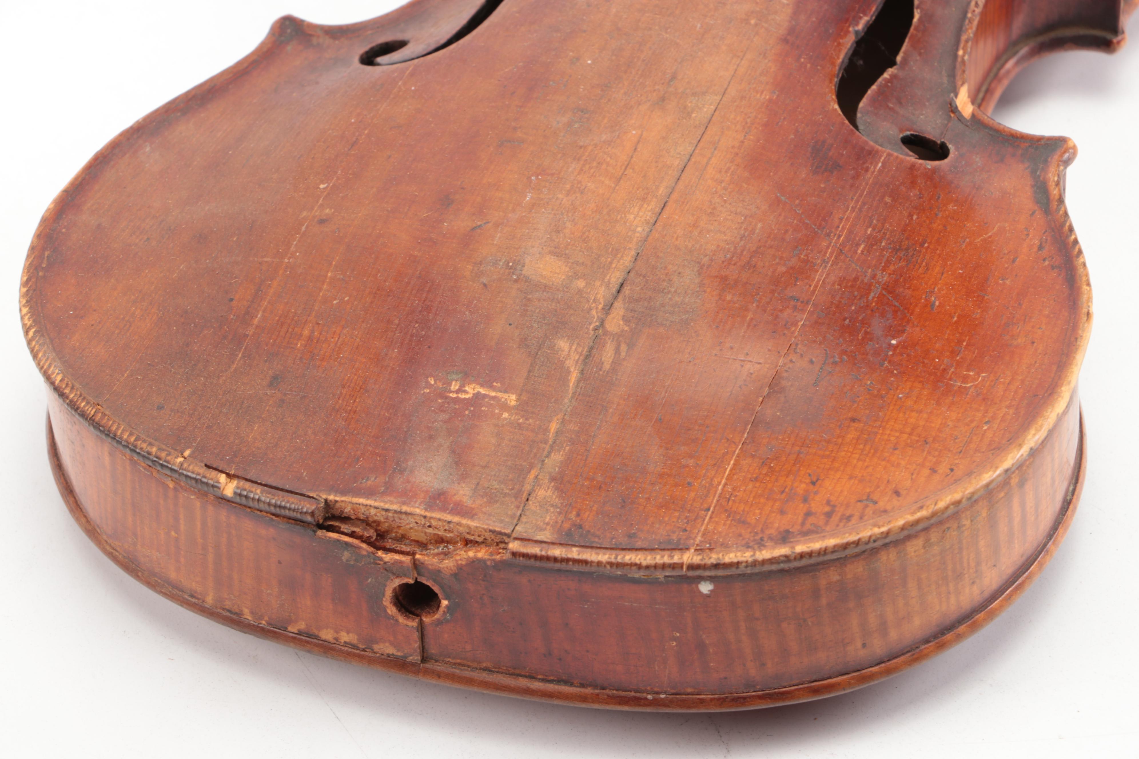 Guarnerius Copy & Stainer Copy Spruce Top Curly Maple Violins with Coffin Cases