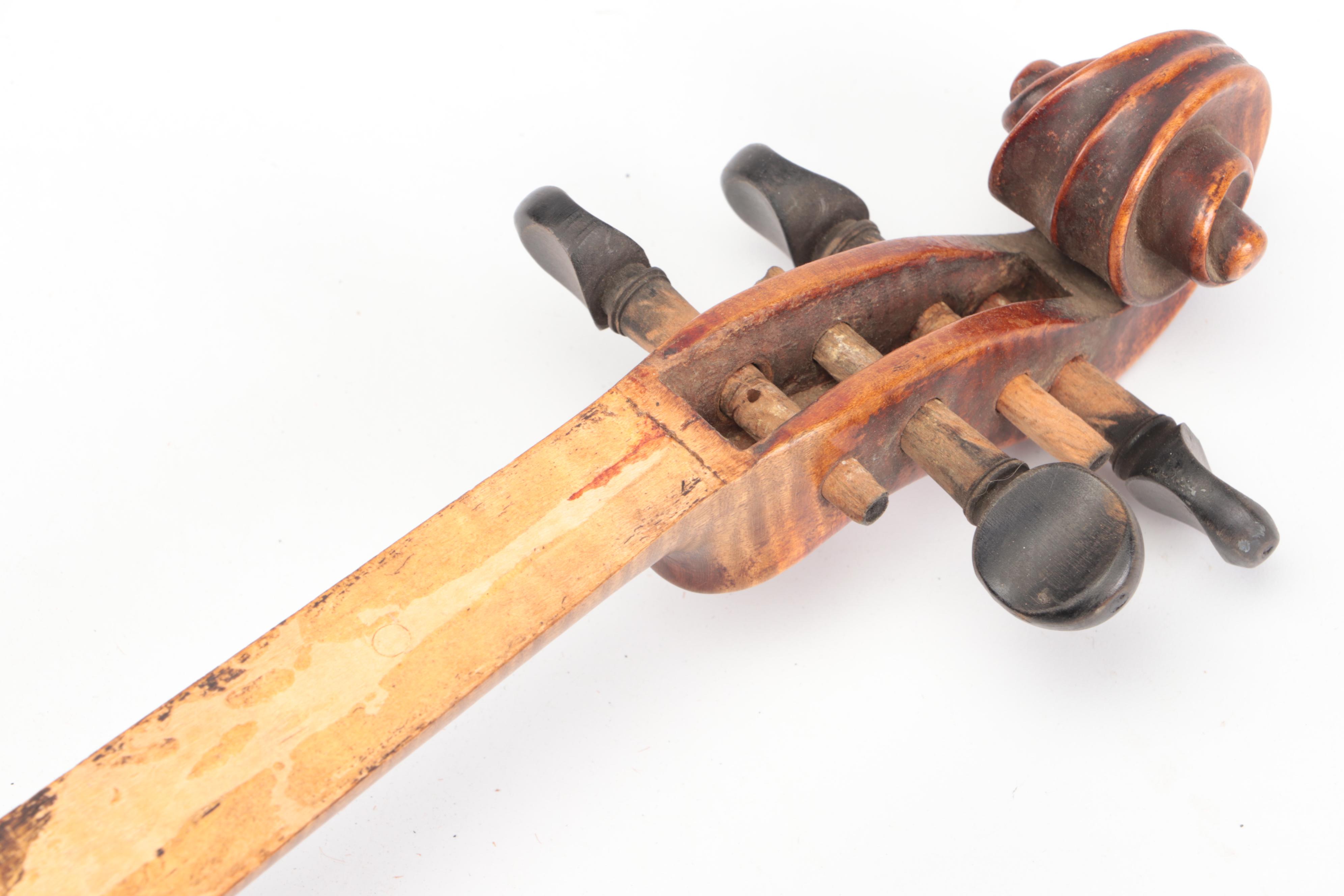 Guarnerius Copy & Stainer Copy Spruce Top Curly Maple Violins with Coffin Cases