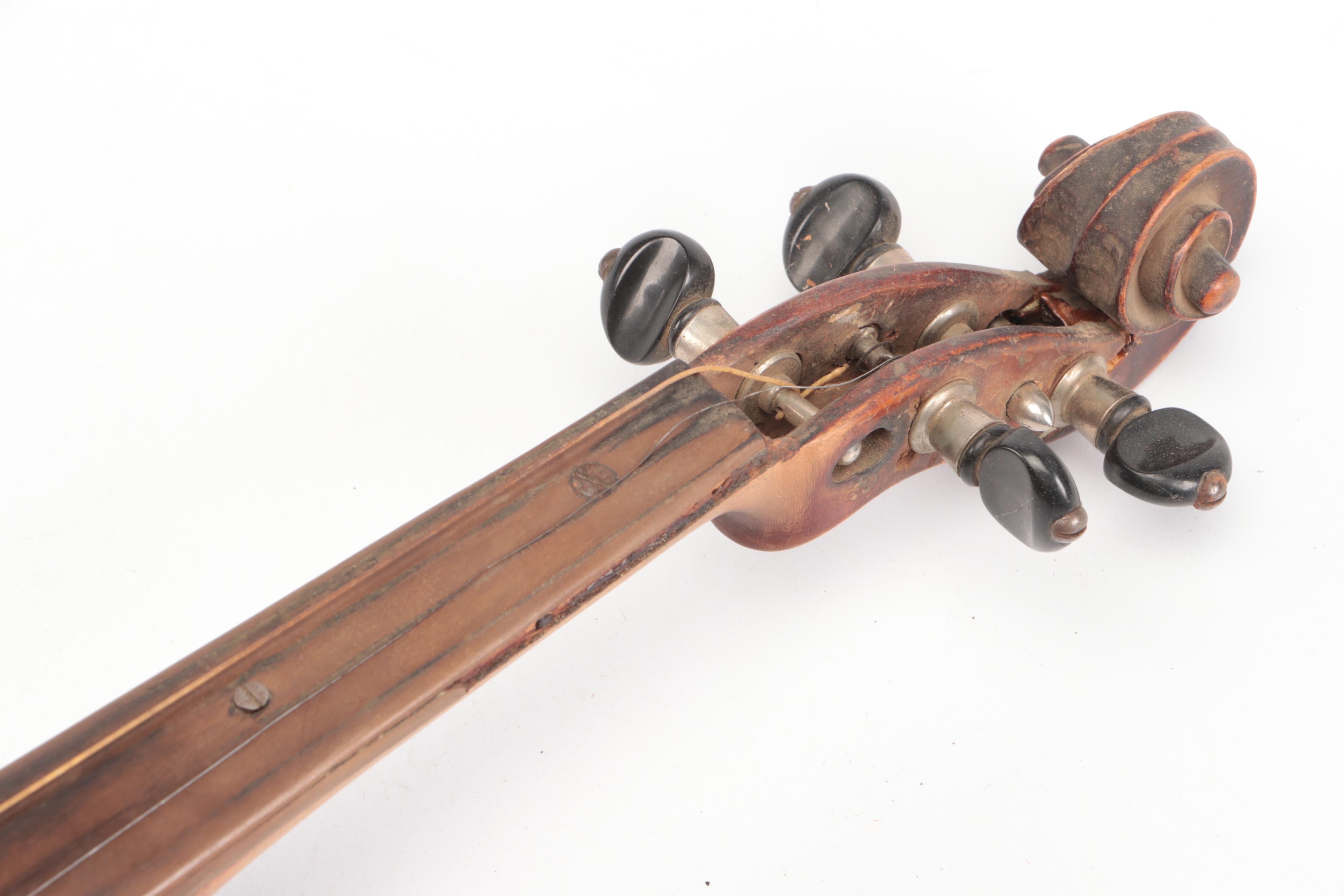 Guarnerius Copy & Stainer Copy Spruce Top Curly Maple Violins with Coffin Cases