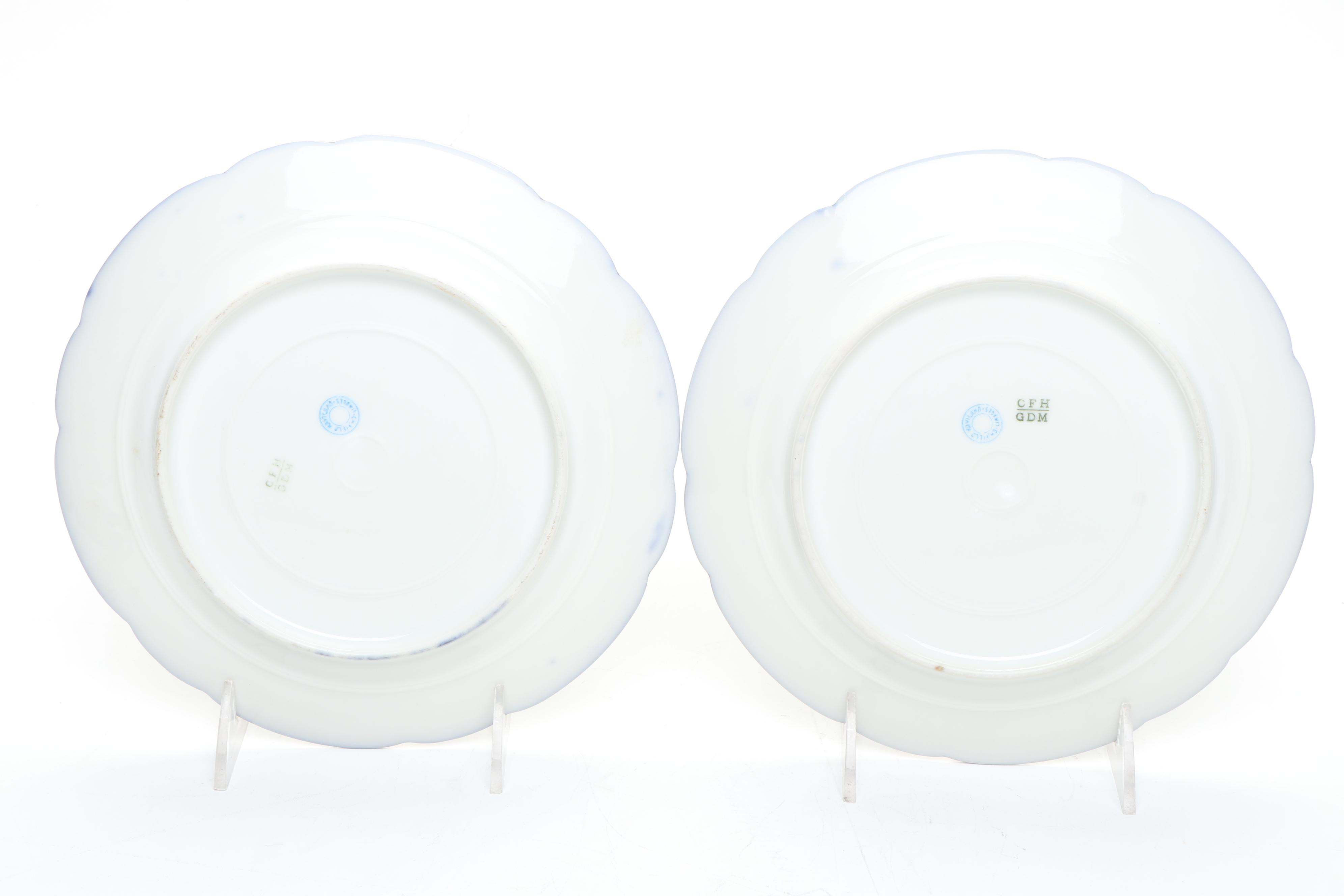 Haviland and Jean Pouyat Gilt Porcelain Plates