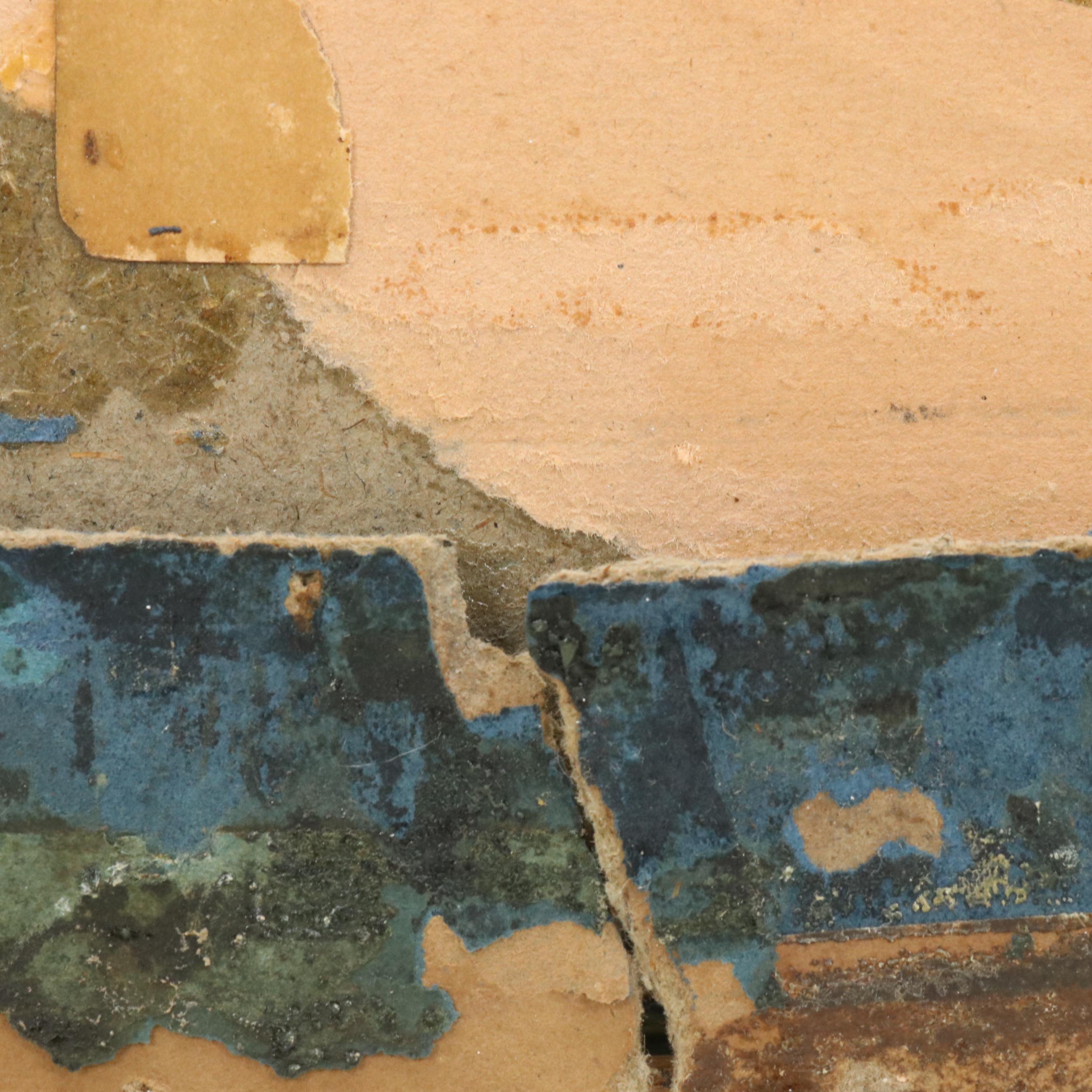 Attributed to Maurice Leloir Oil Painting of Woman Playing Lute, Late 19th C.