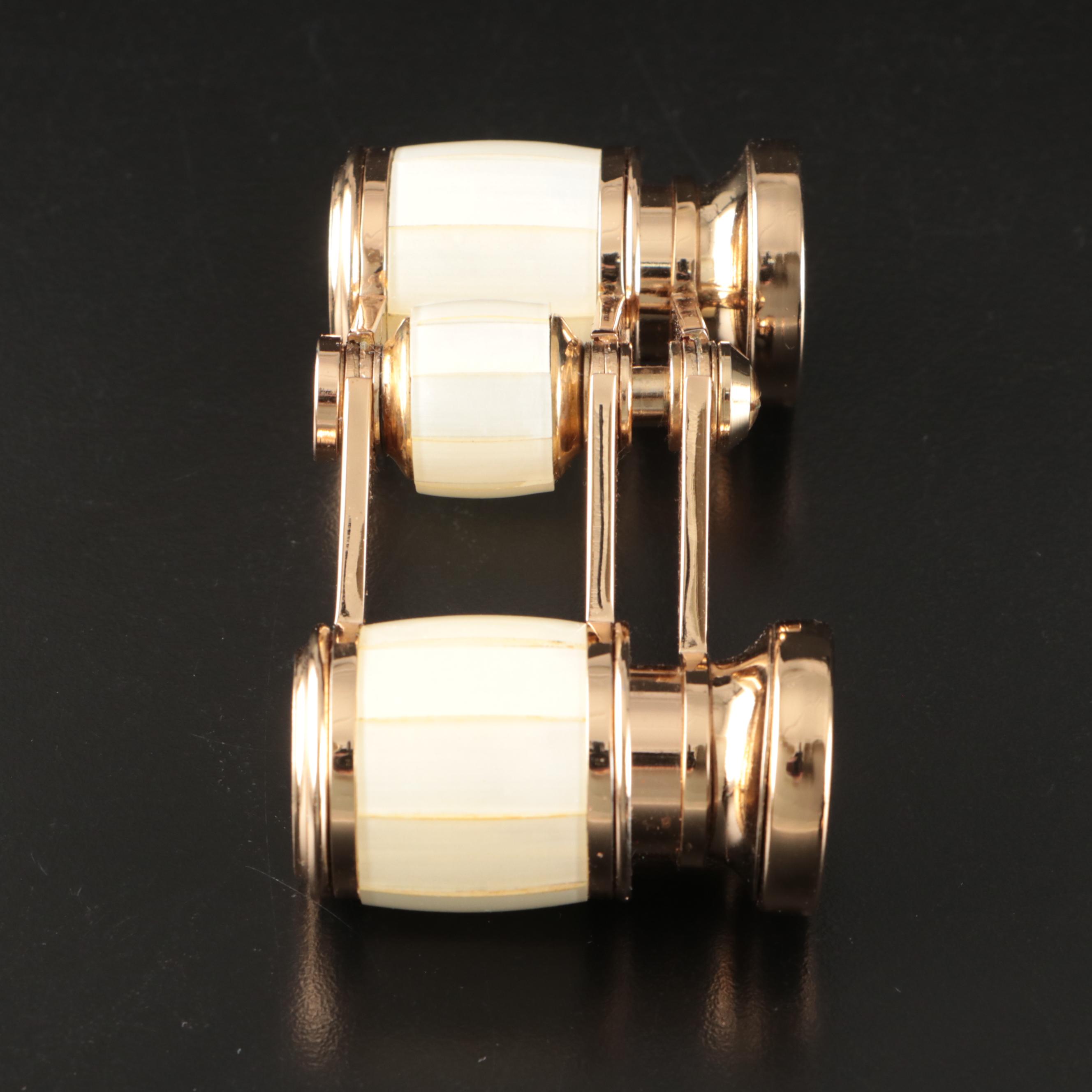 Murano Mosaic Pill Boxes, Opera Glasses, Miniature Ashtray and Monogrammed Pin