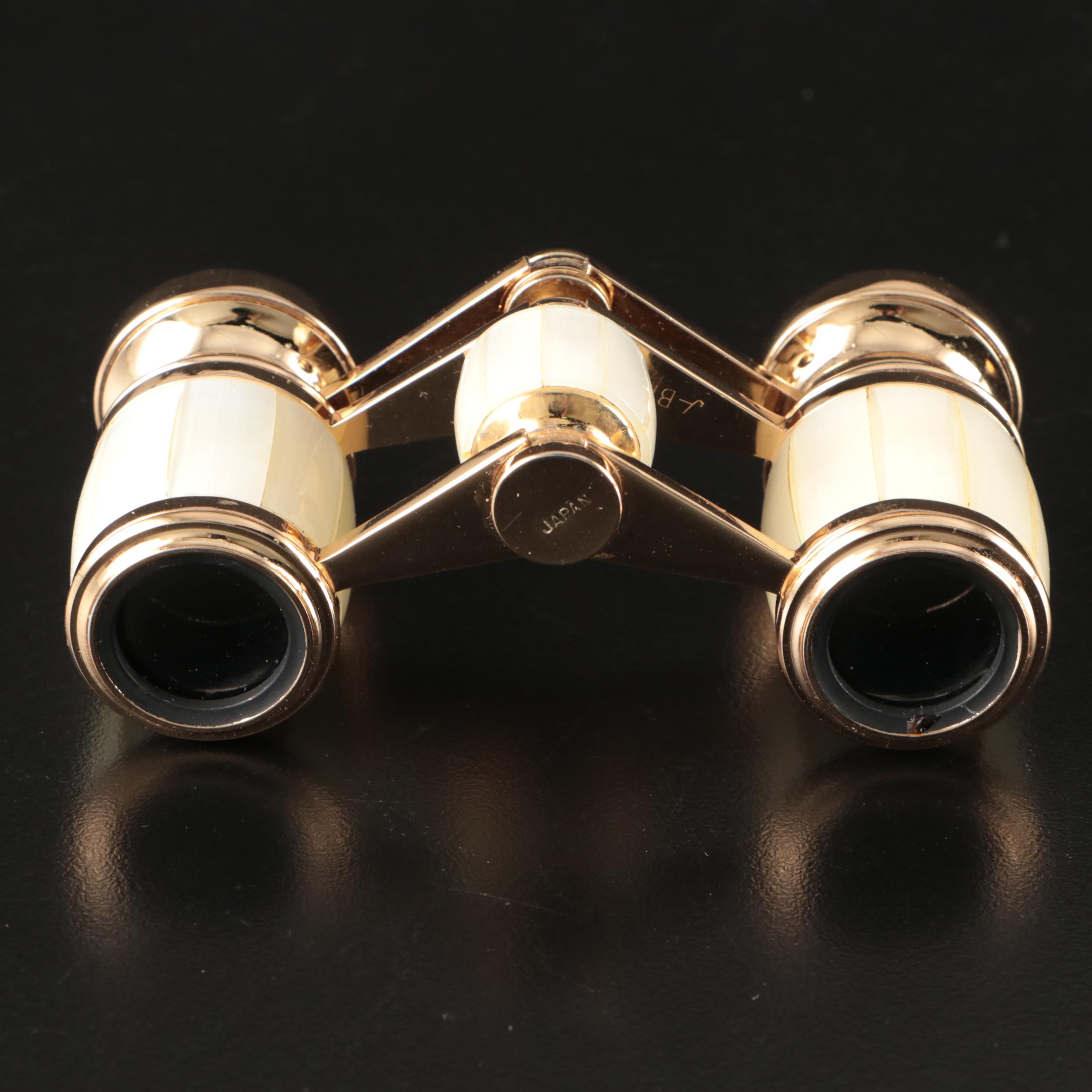 Murano Mosaic Pill Boxes, Opera Glasses, Miniature Ashtray and Monogrammed Pin