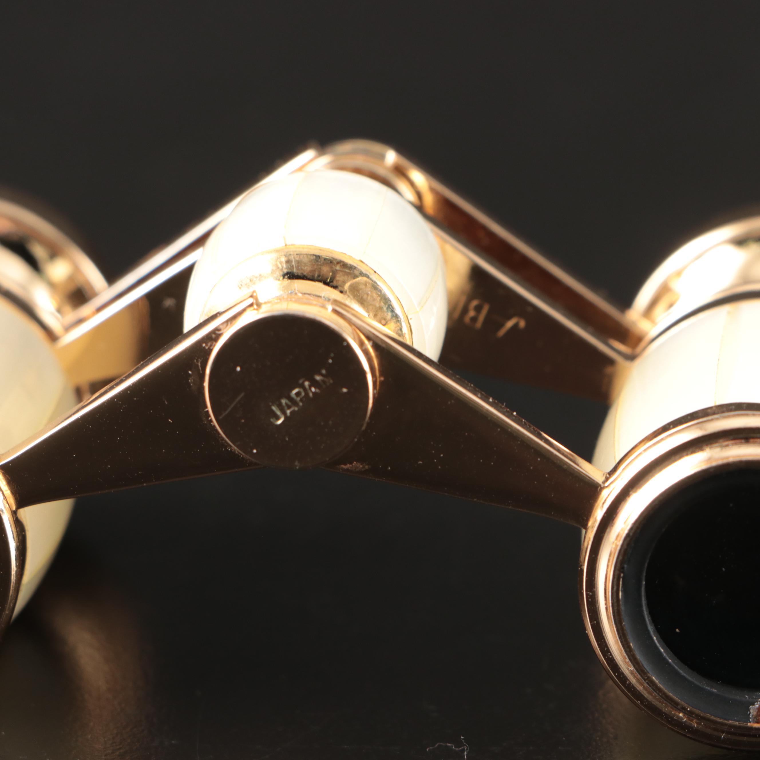 Murano Mosaic Pill Boxes, Opera Glasses, Miniature Ashtray and Monogrammed Pin