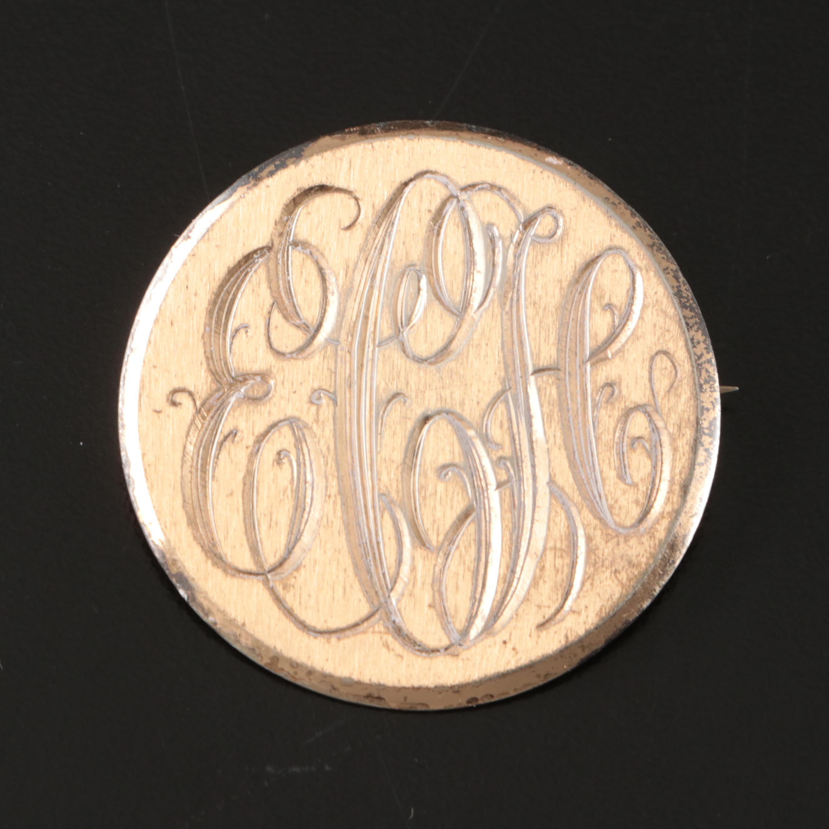 Murano Mosaic Pill Boxes, Opera Glasses, Miniature Ashtray and Monogrammed Pin