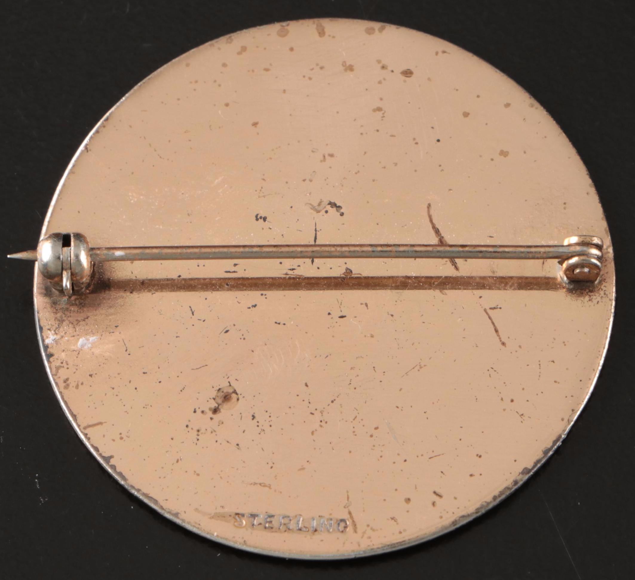 Murano Mosaic Pill Boxes, Opera Glasses, Miniature Ashtray and Monogrammed Pin