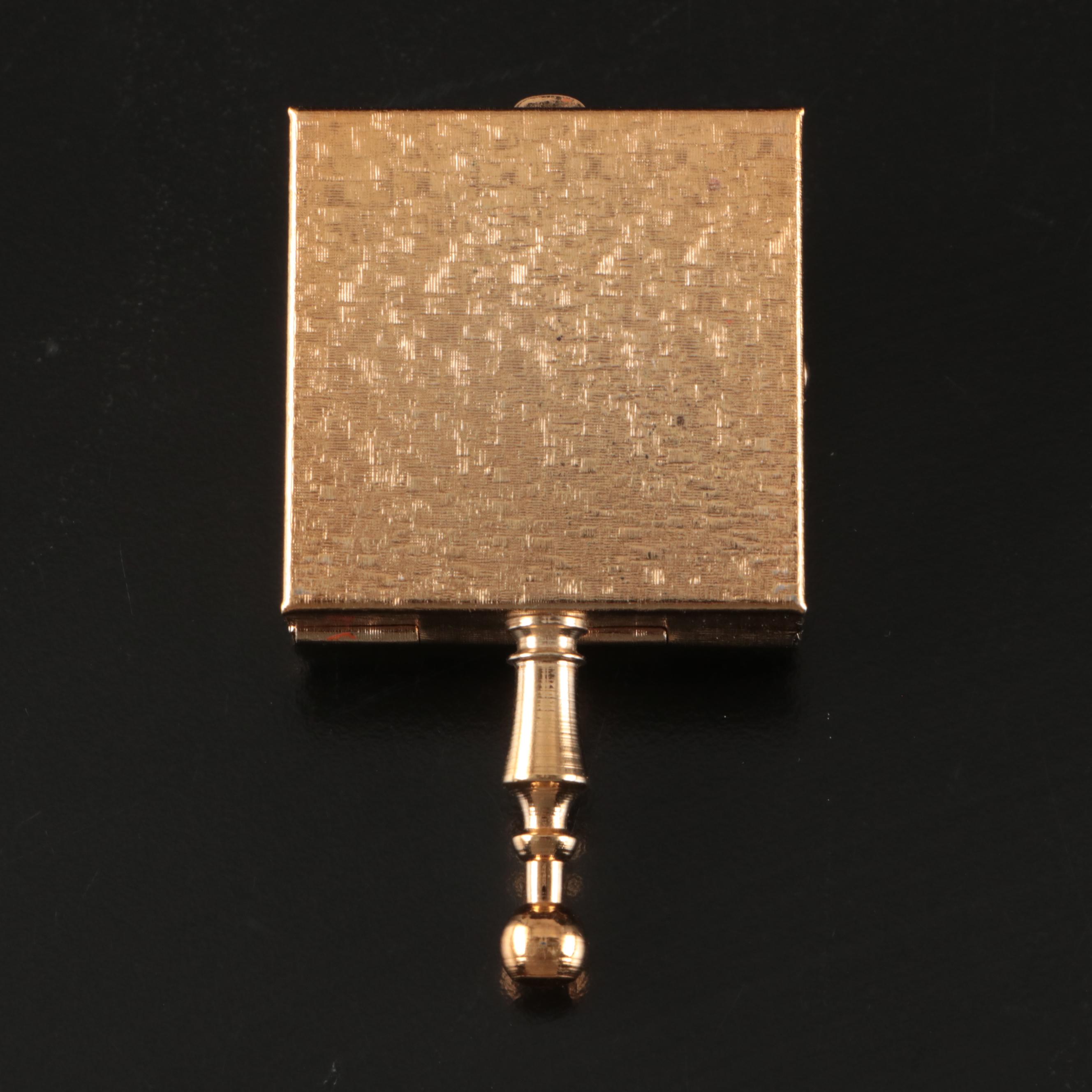 Murano Mosaic Pill Boxes, Opera Glasses, Miniature Ashtray and Monogrammed Pin