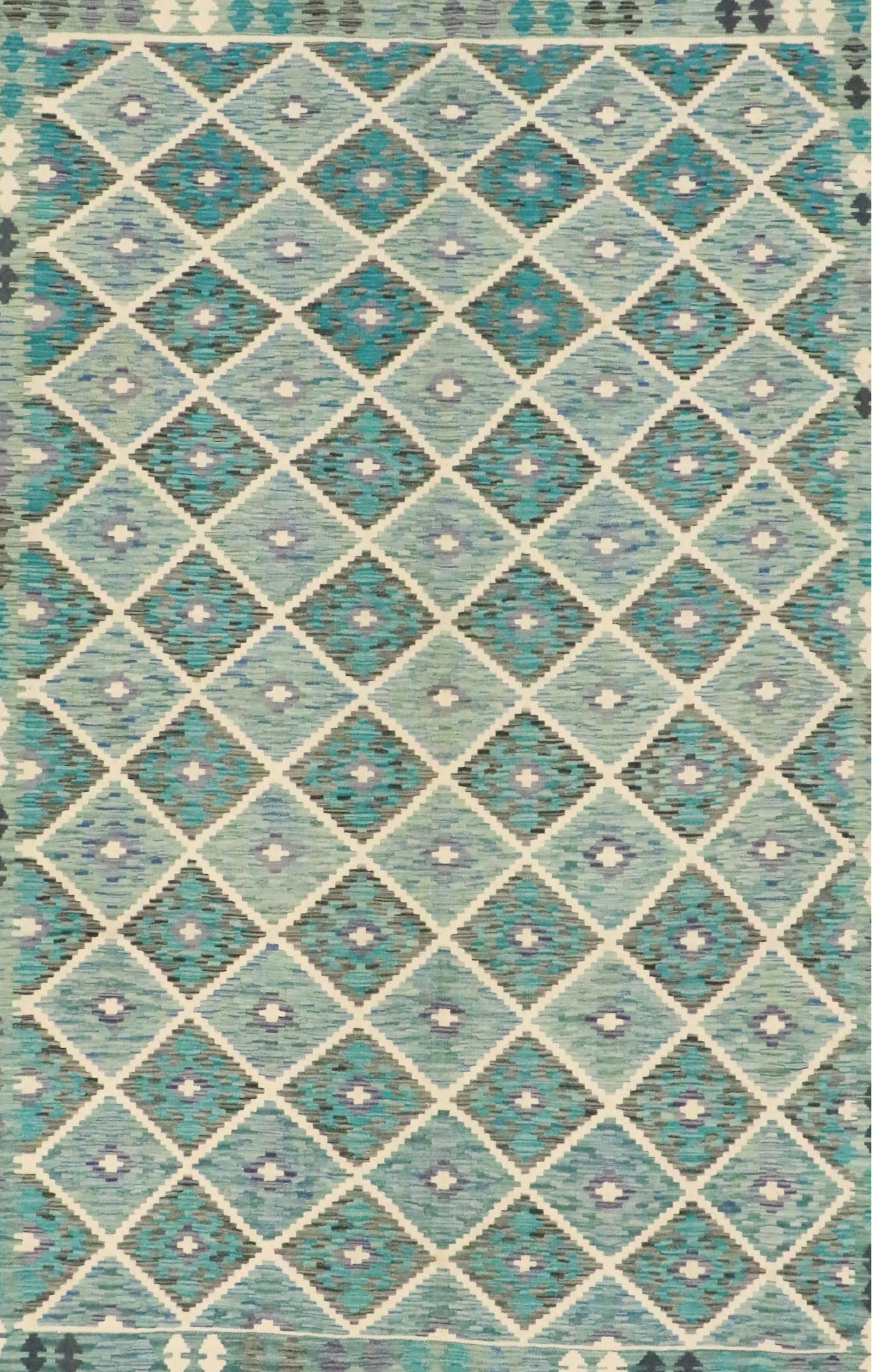 6'6 x 10'1 Handwoven Pakistani Kilim Area Rug