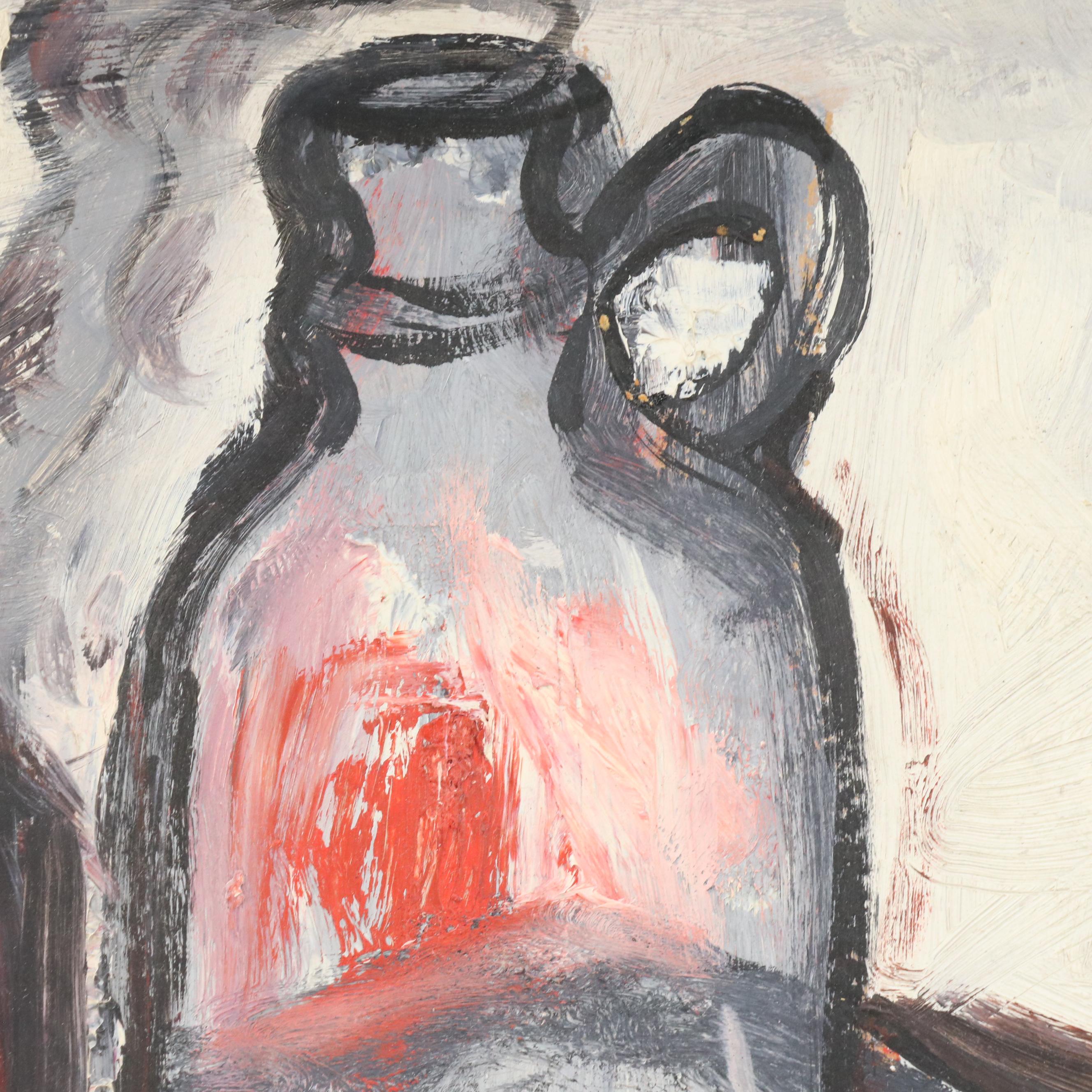 Marilyn Cramer Modern Still Life Oil Painting, Mid-Late 20th Century