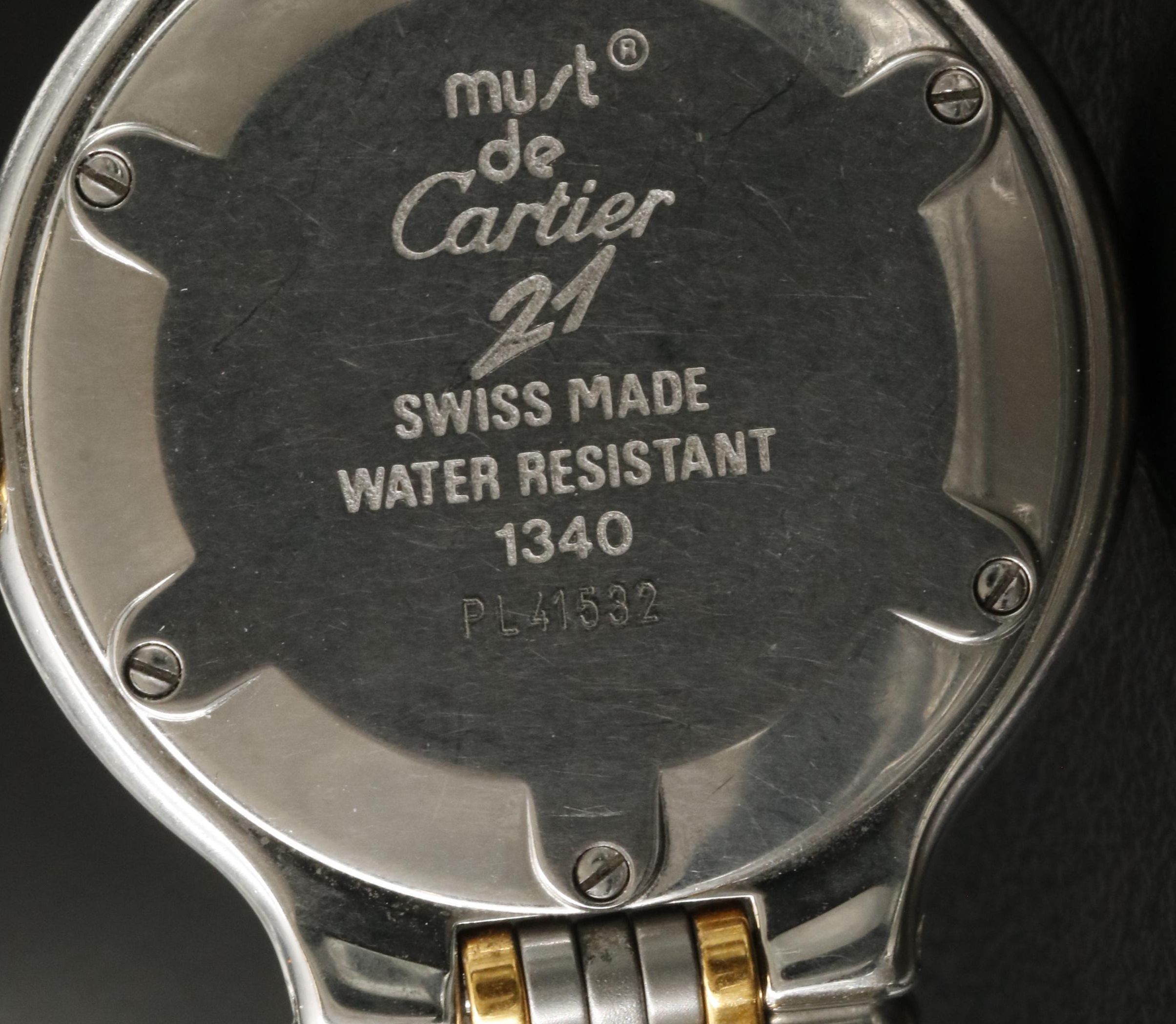 Cartier Must de Cartier 21 18Kt  and Stainless Steel Watch