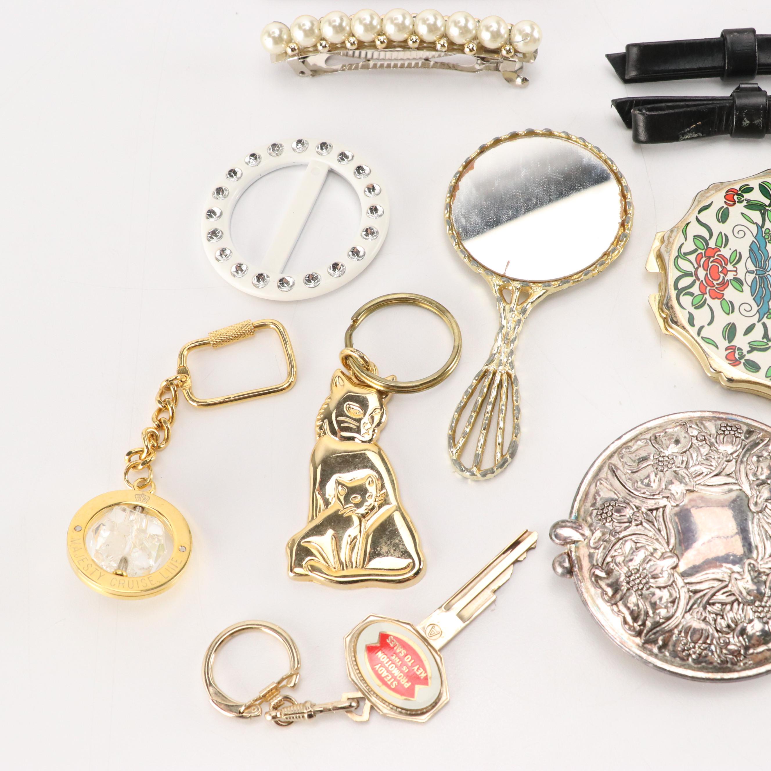 Charles Wahla, Goody and Other Hair Clips, Chain Belts, Compact Mirrors & More