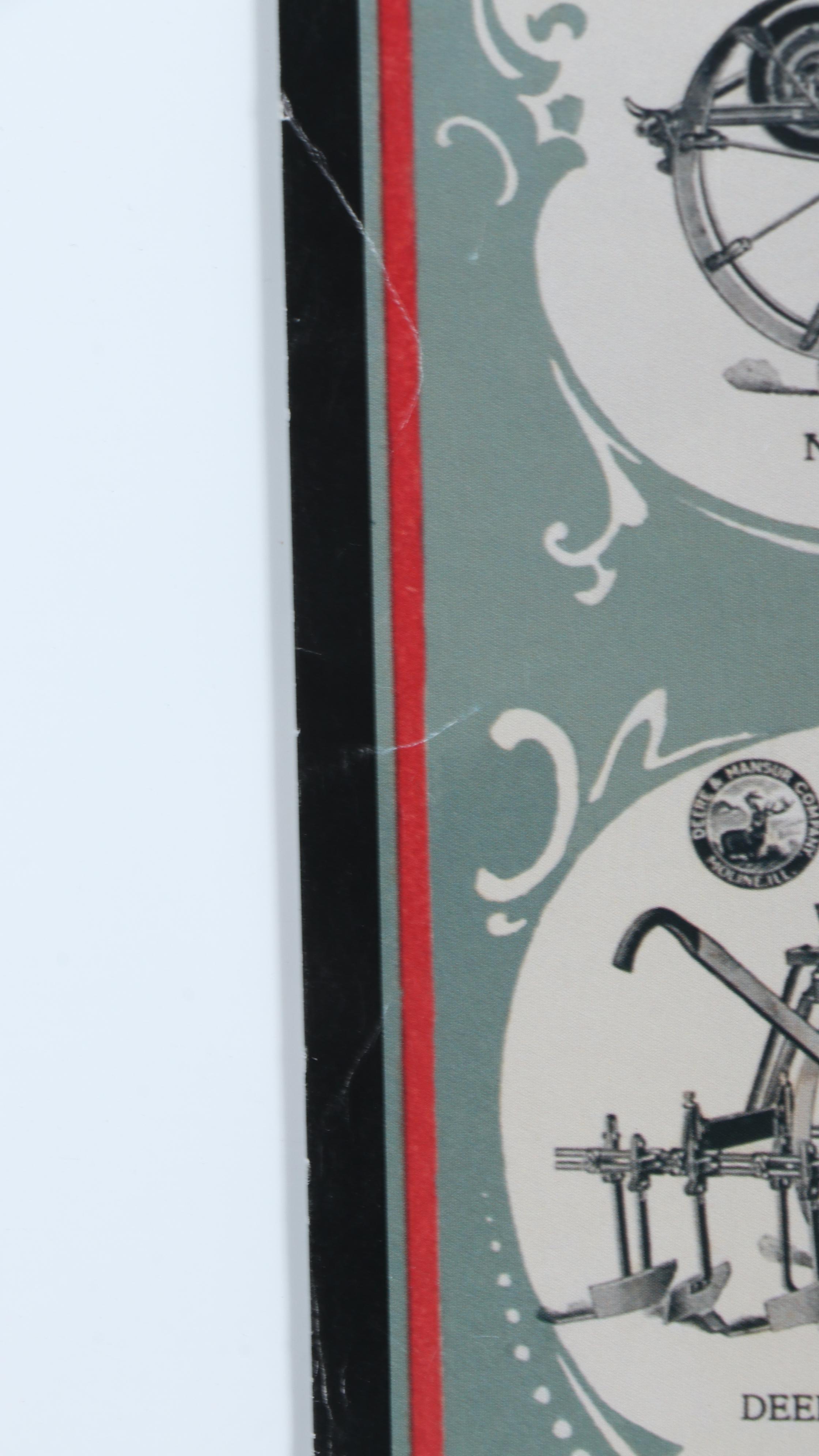 Art Nouveau Proudfoot & Bird Lithograph with Deere & Mansur Co. Lithograph