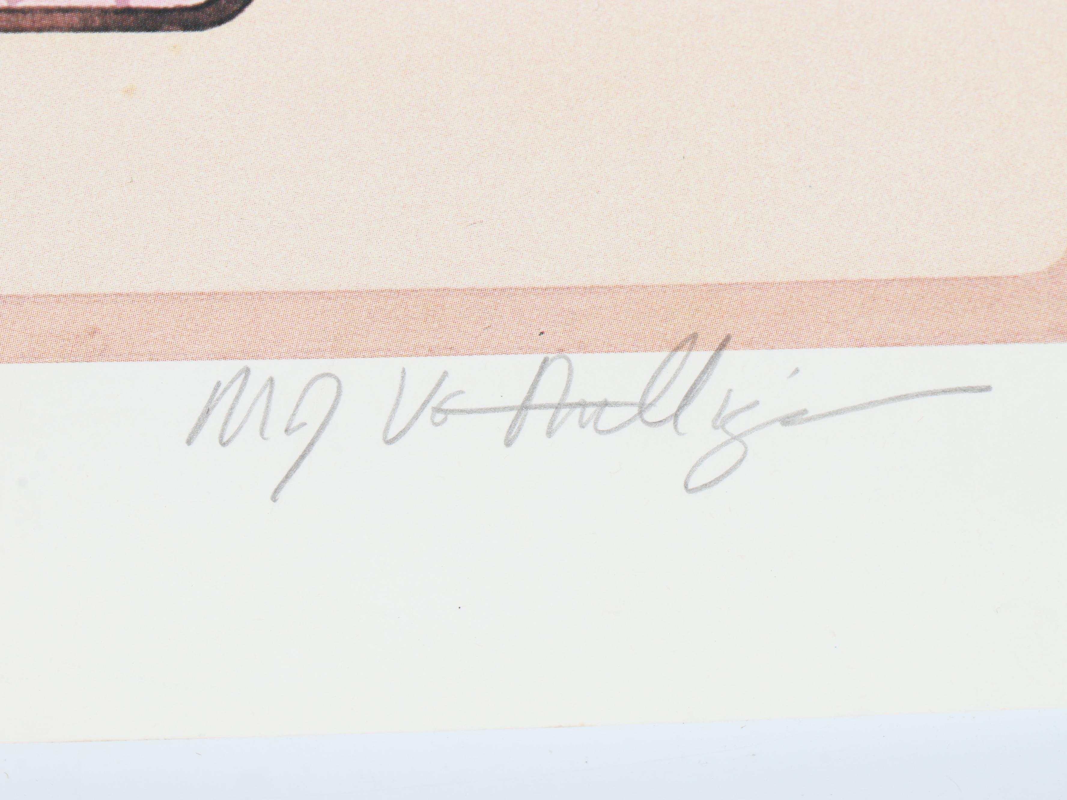 Art Nouveau Proudfoot & Bird Lithograph with Deere & Mansur Co. Lithograph