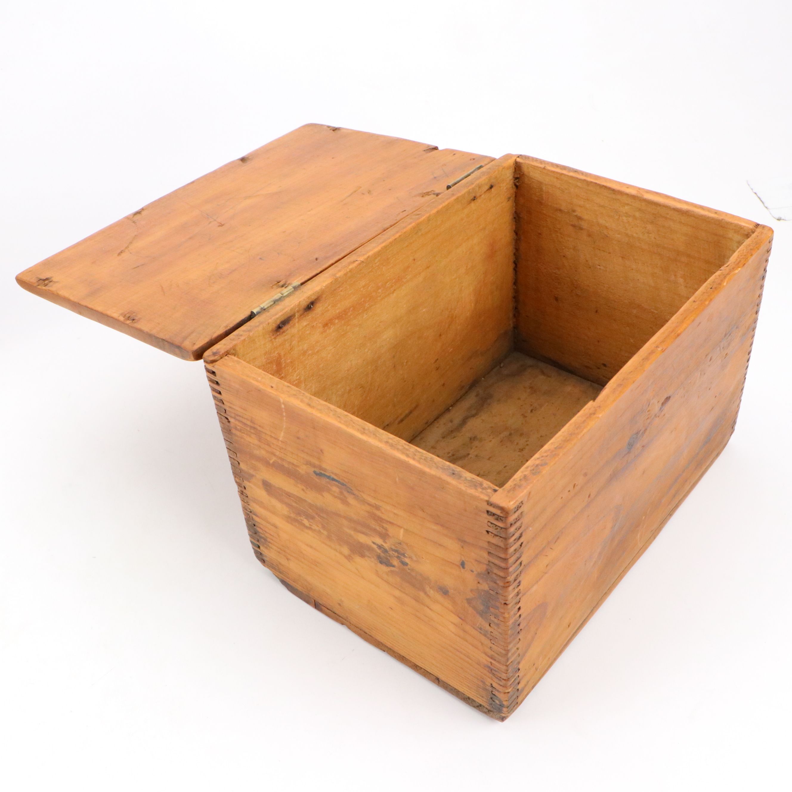 Vintage Wooden Spice Cabinet and Wooden Box