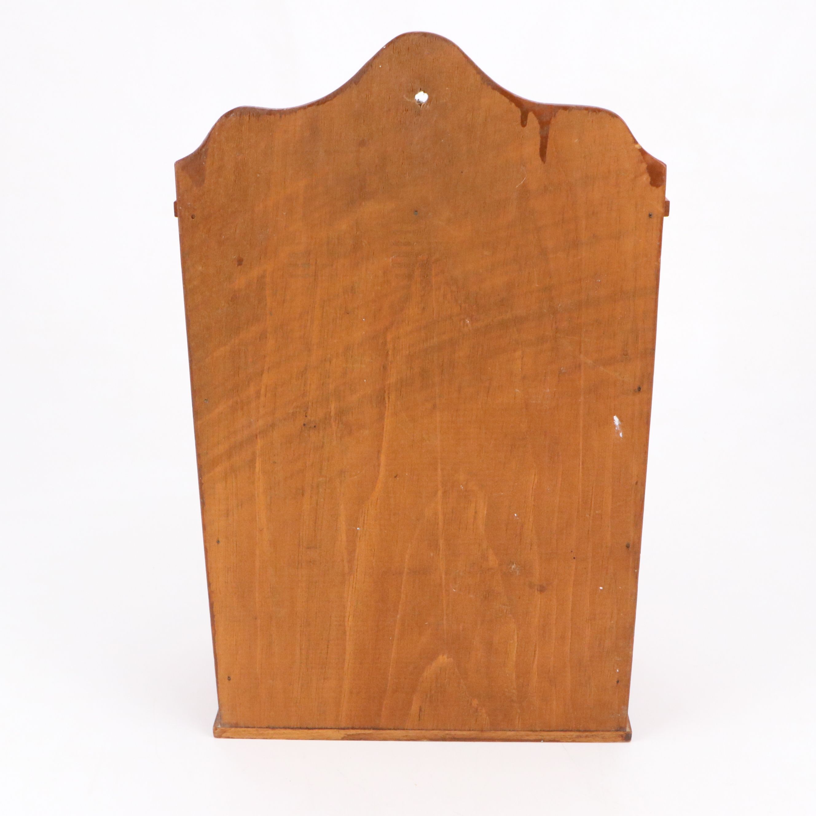 Vintage Wooden Spice Cabinet and Wooden Box