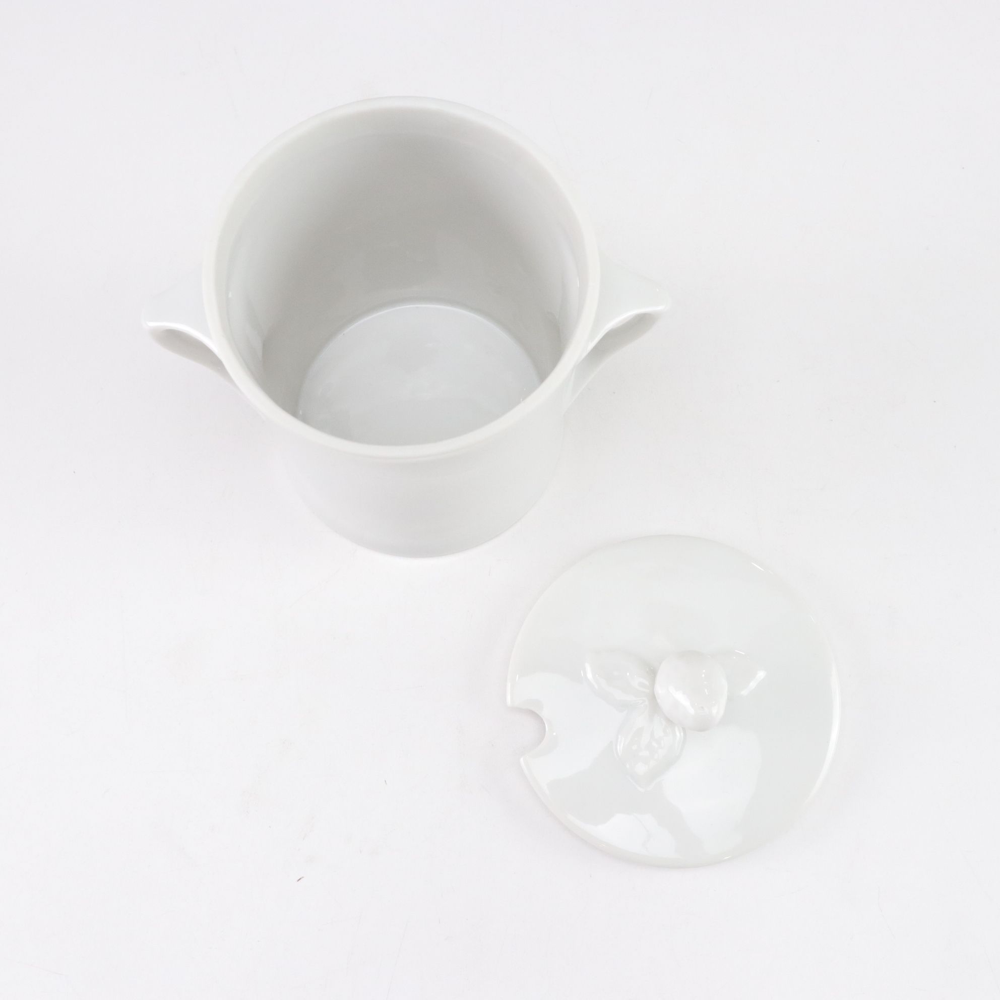 Kispert Hungarian Ceramic Basket with Other European Ceramics, Late 20th Century