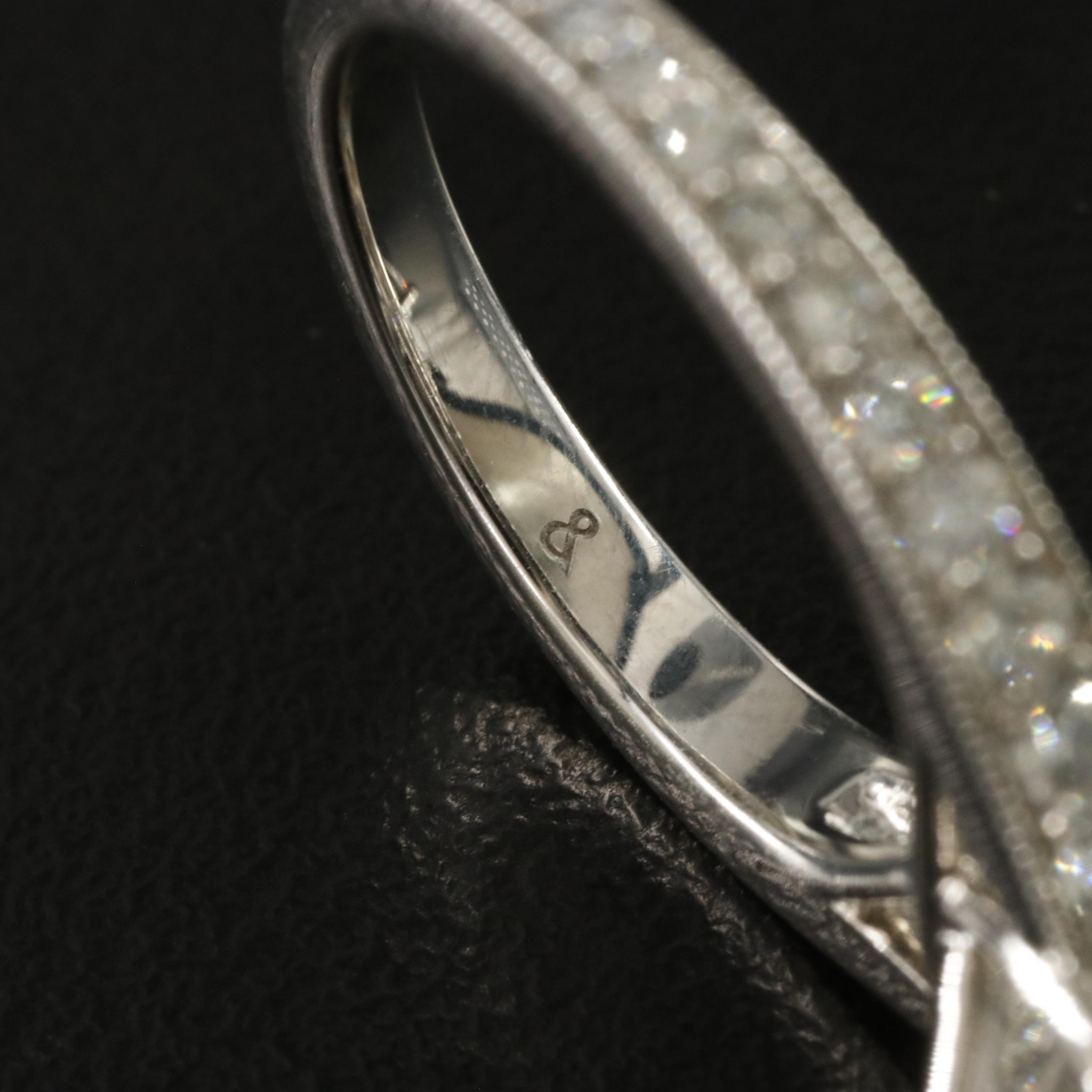 Platinum 2.74 CTW Lab Grown Diamond Ring with Online IGI Report