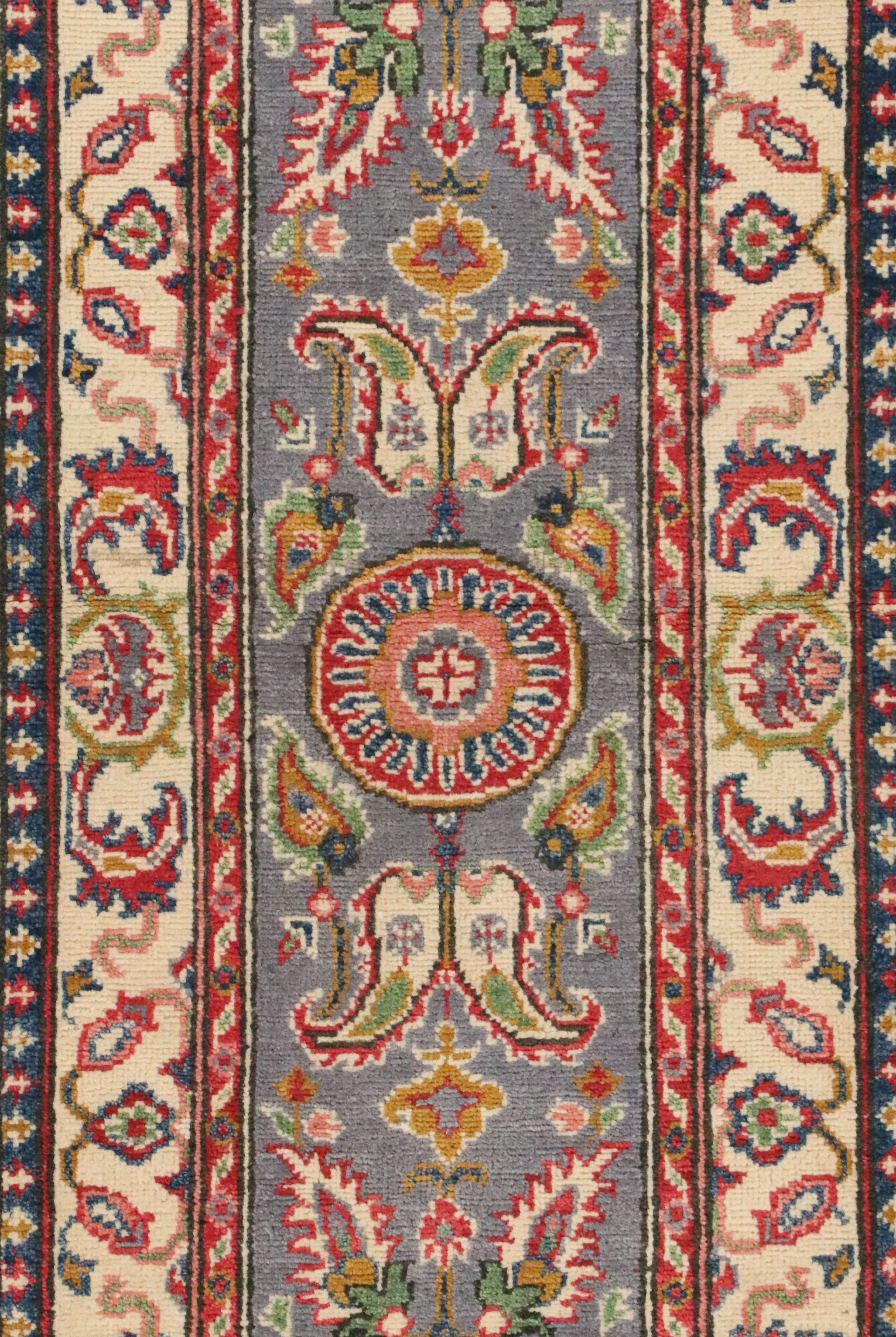 2'1 x 5'11 Hand-Knotted Indo-Persian Heriz Serapi Carpet Runner