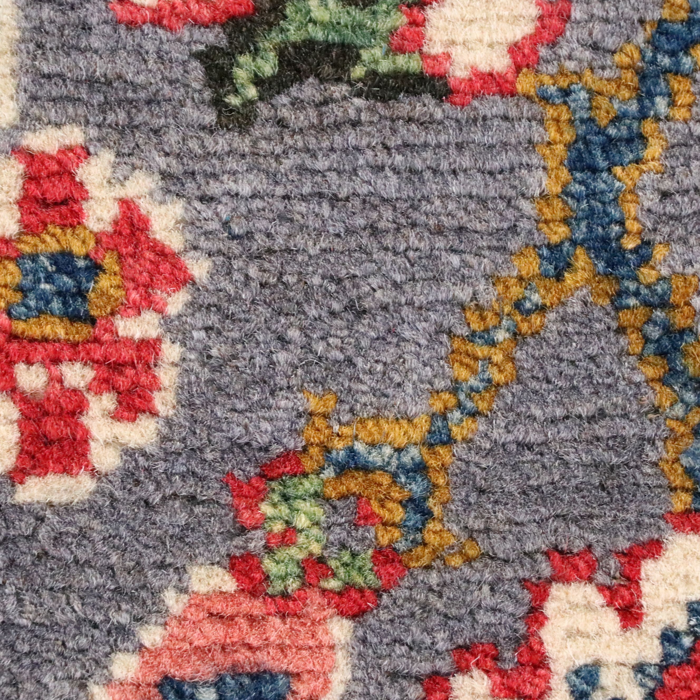 2'1 x 5'11 Hand-Knotted Indo-Persian Heriz Serapi Carpet Runner