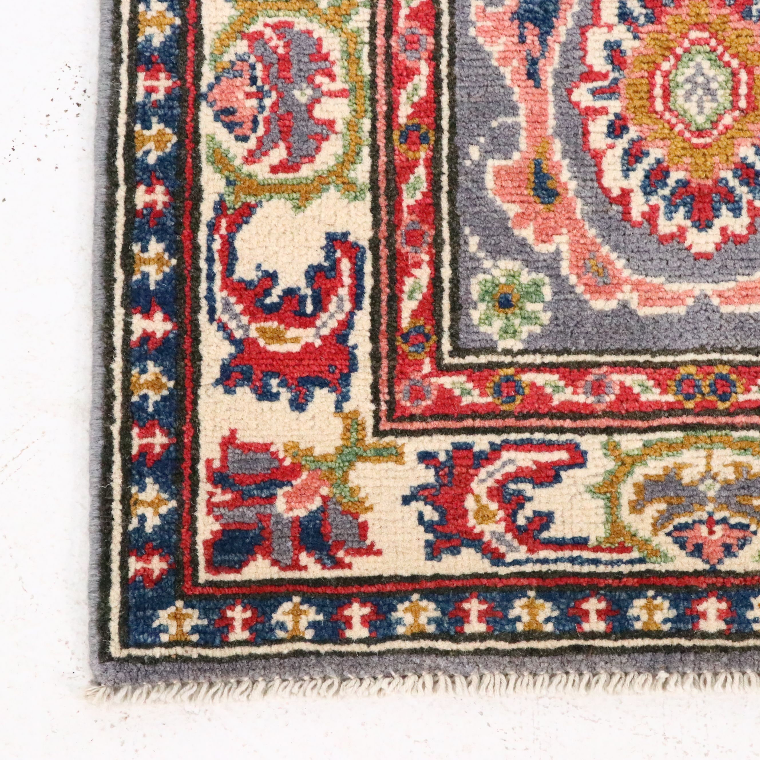 2'1 x 5'11 Hand-Knotted Indo-Persian Heriz Serapi Carpet Runner