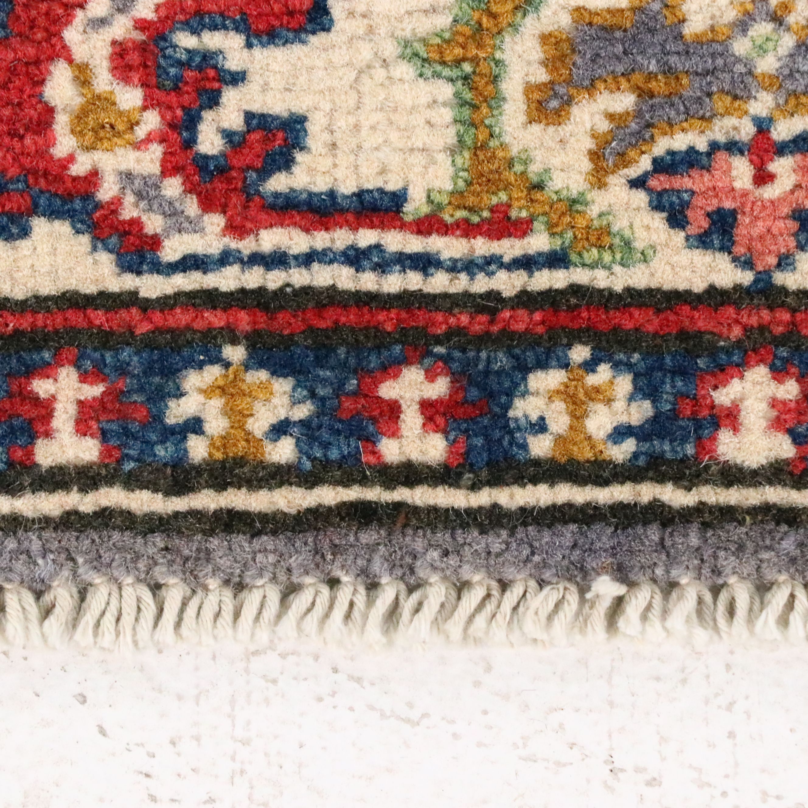 2'1 x 5'11 Hand-Knotted Indo-Persian Heriz Serapi Carpet Runner