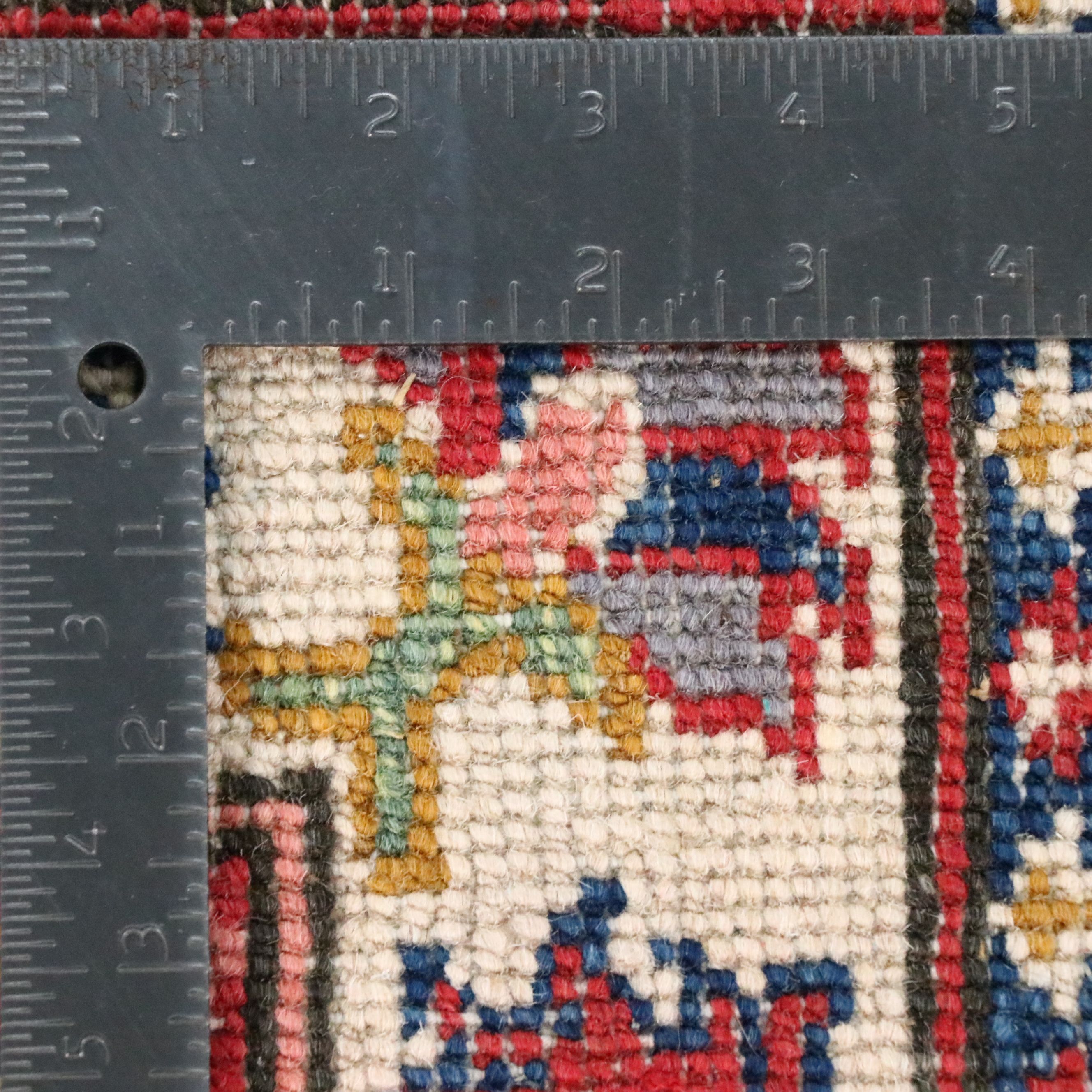 2'1 x 5'11 Hand-Knotted Indo-Persian Heriz Serapi Carpet Runner