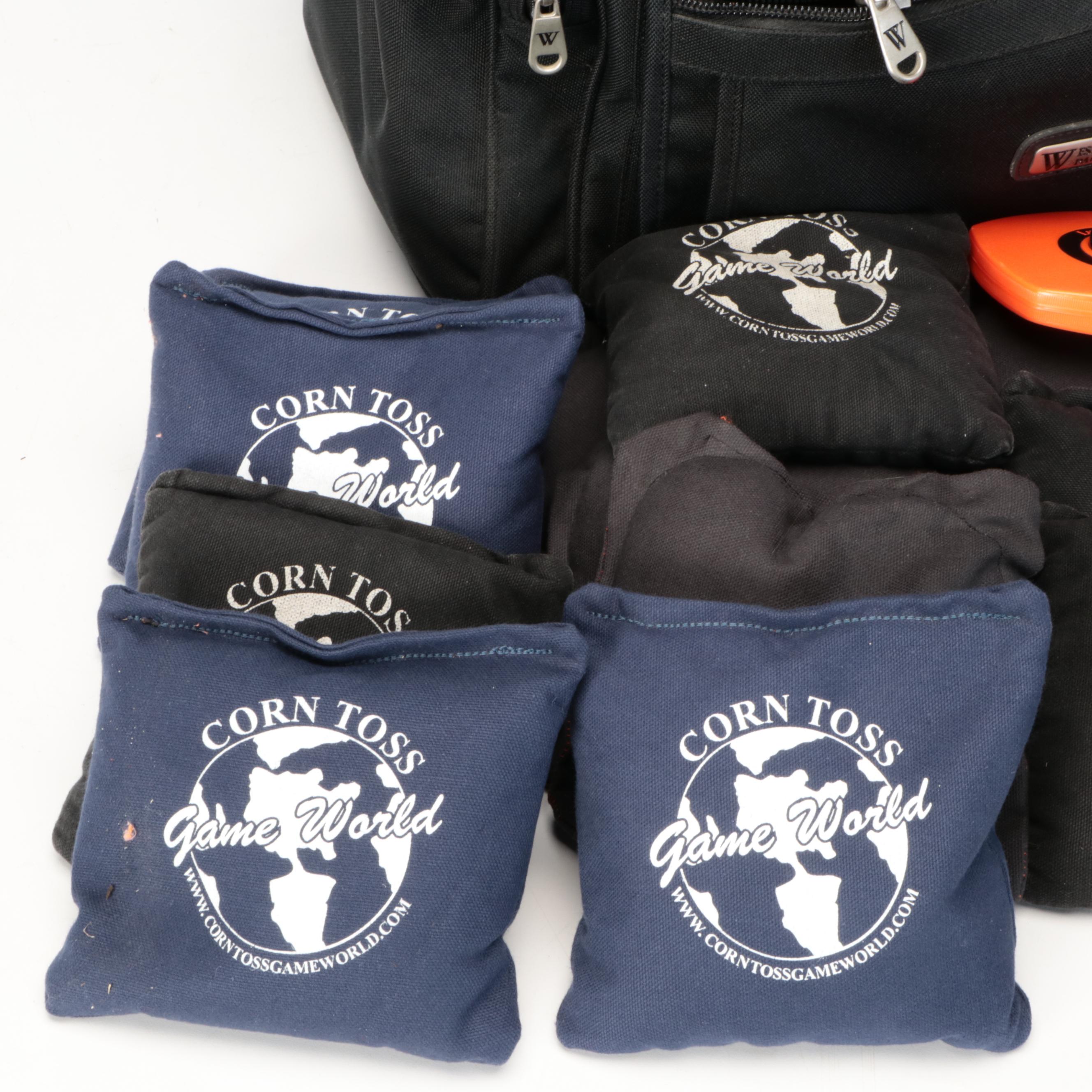 Corn Toss Game World Corn Hole Bags with Duffle