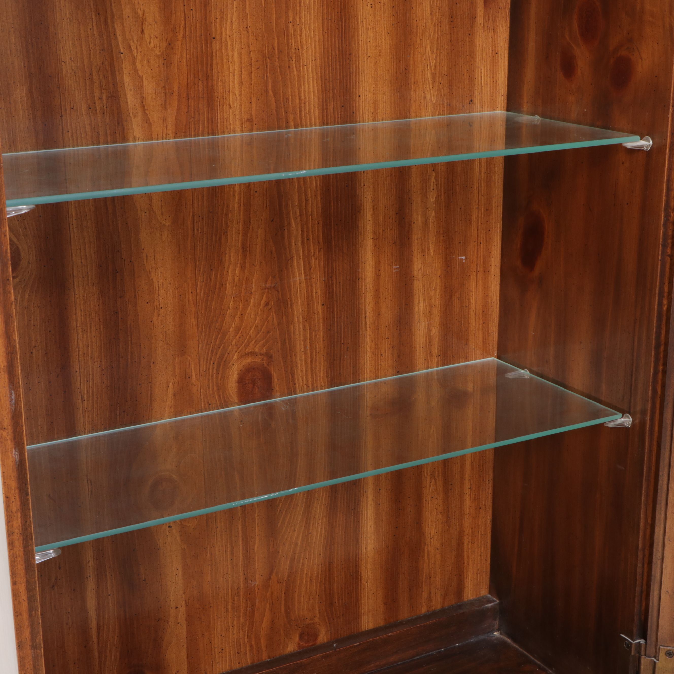 Traditional Style Illuminated Mahogany Slant Front Secretary Desk