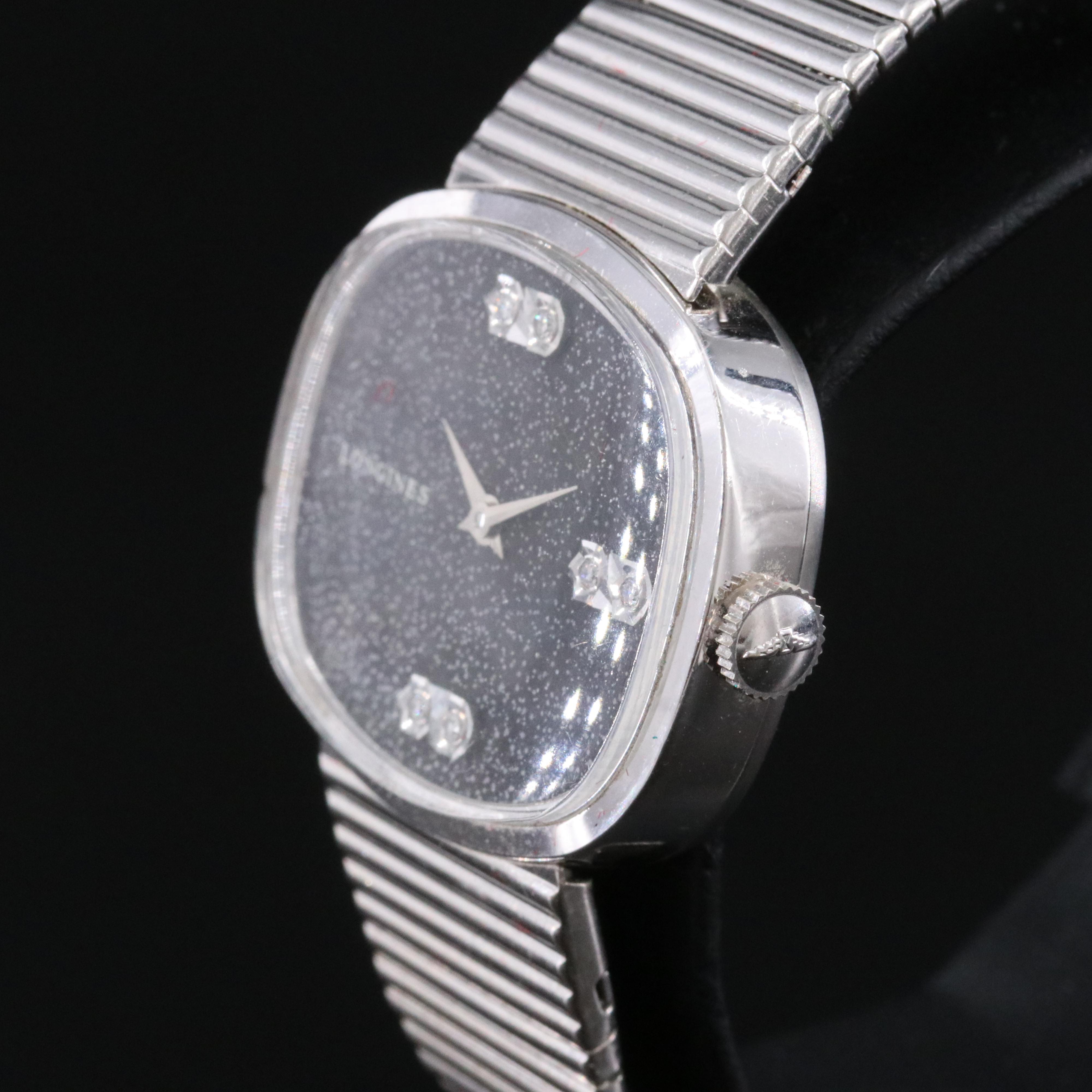 1975 Longines Diamond Dial Watch