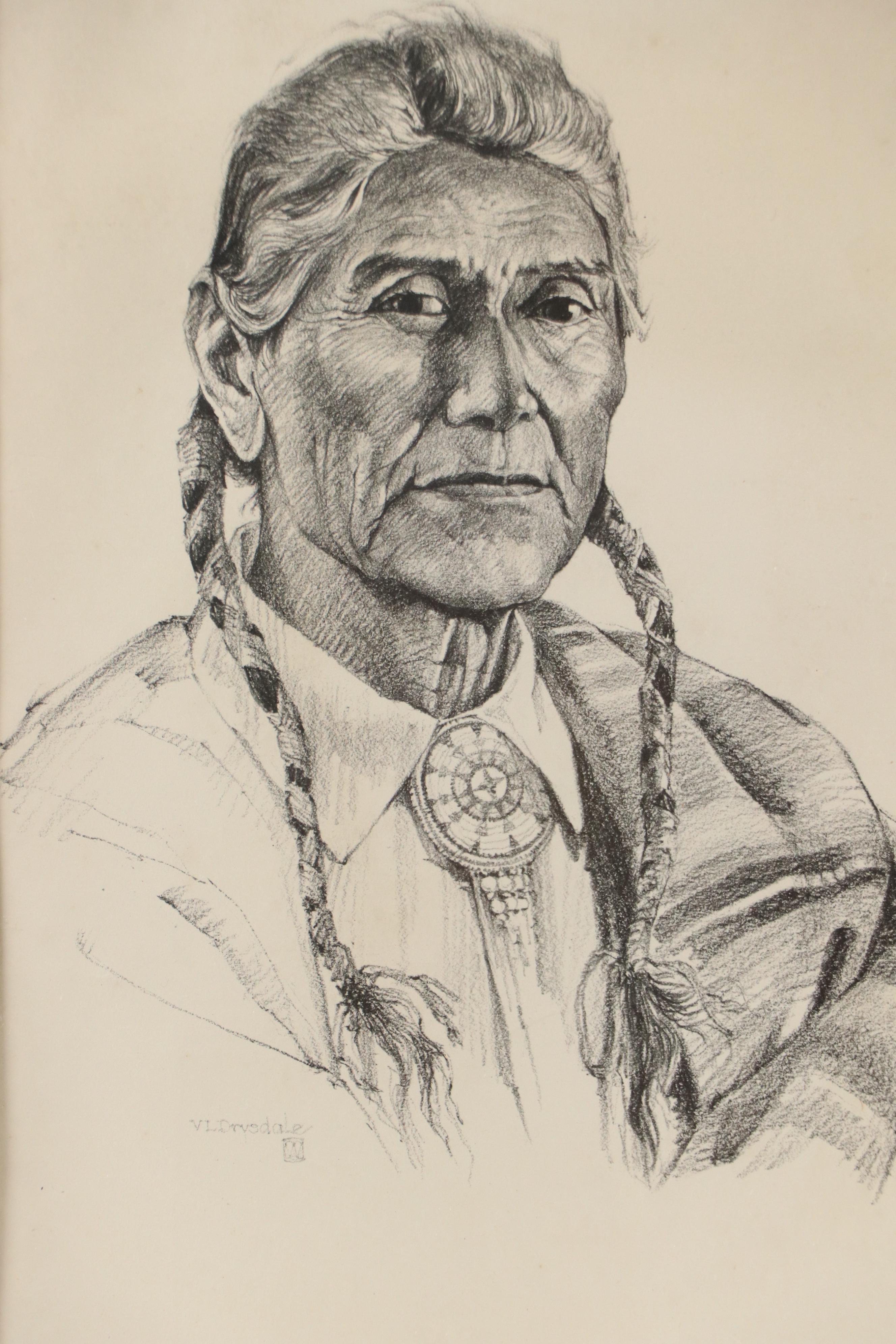 Vera L. Drysdale Portrait Halftone "Abel Sanchez," 1969