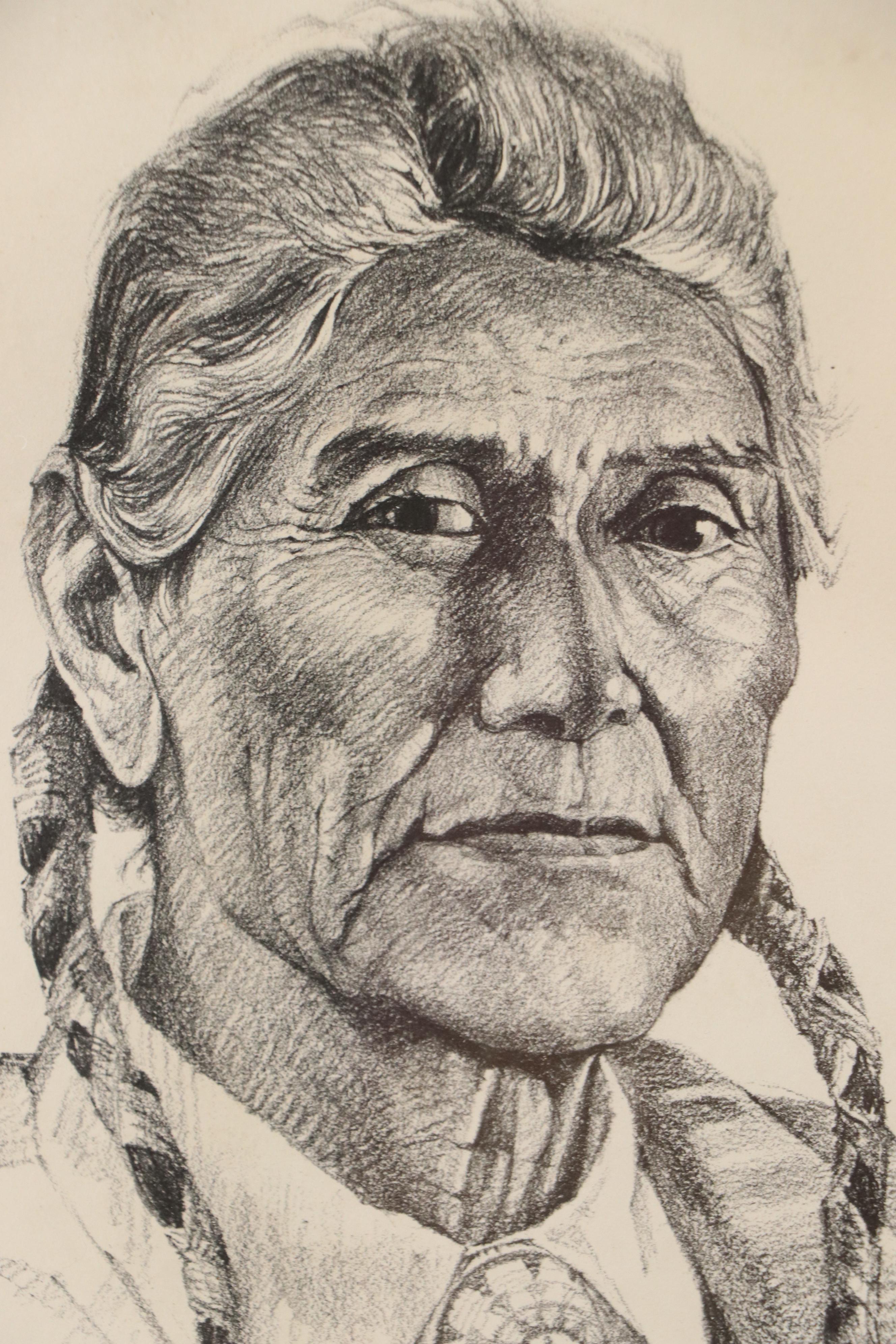 Vera L. Drysdale Portrait Halftone "Abel Sanchez," 1969