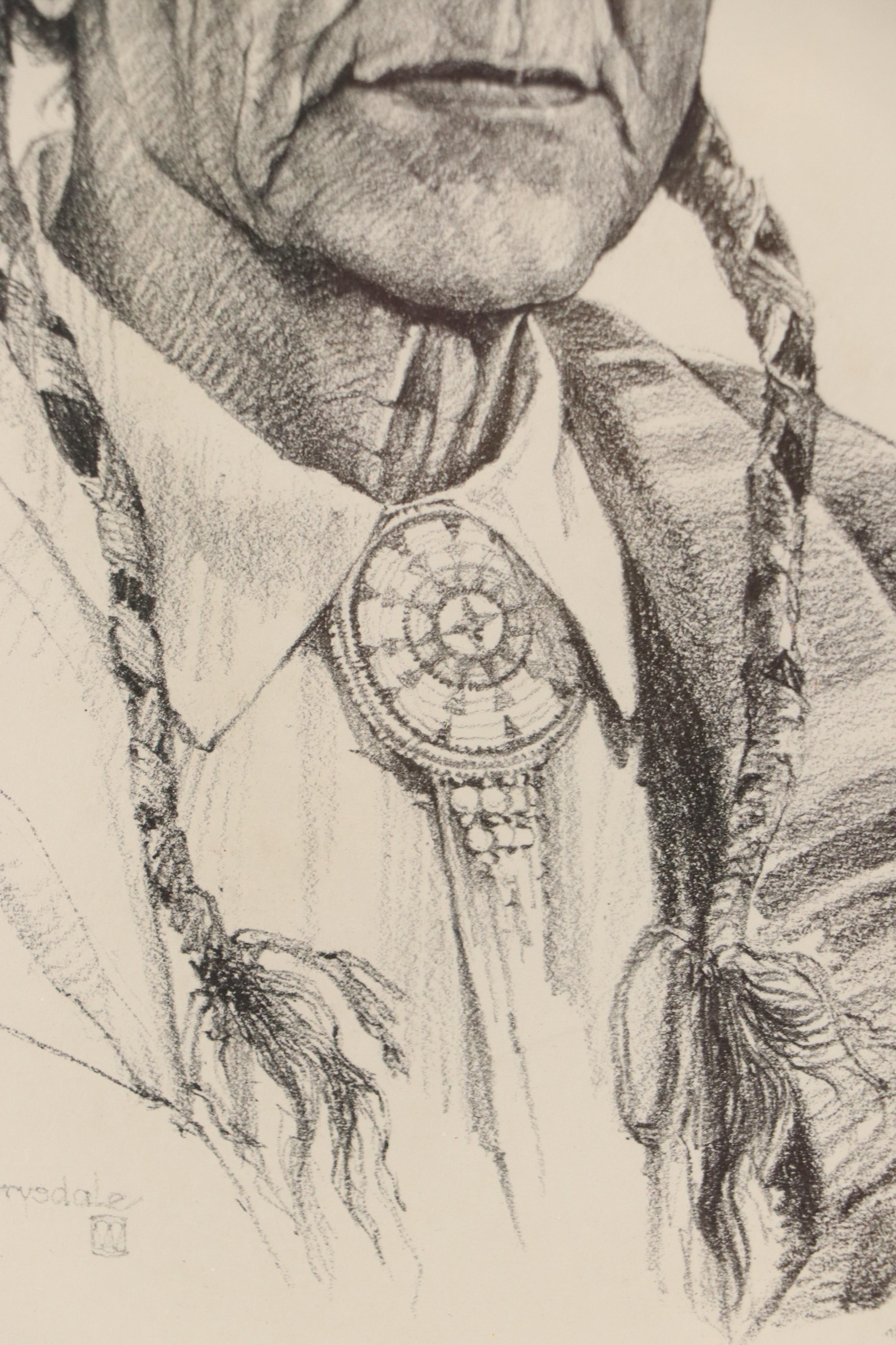 Vera L. Drysdale Portrait Halftone "Abel Sanchez," 1969