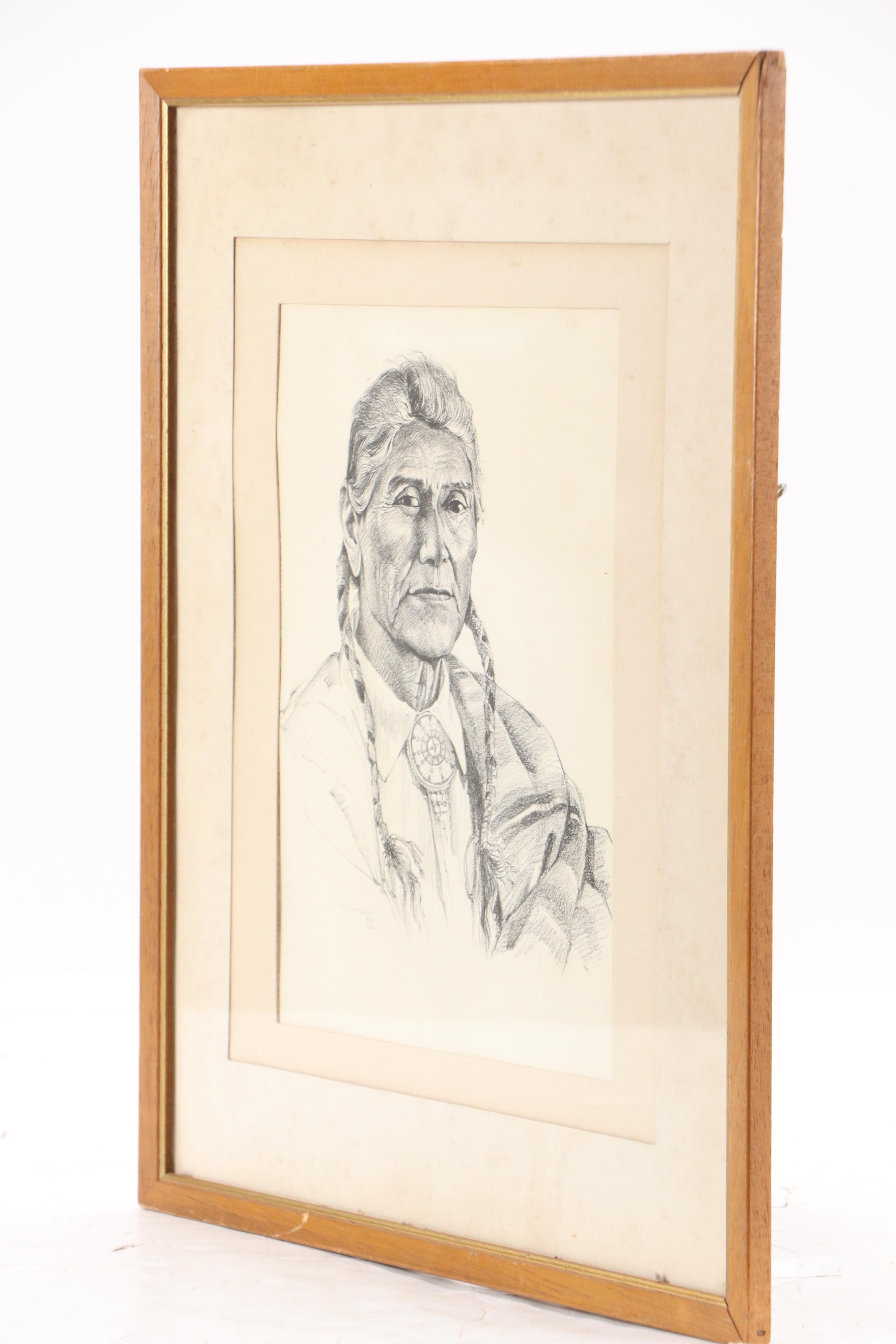 Vera L. Drysdale Portrait Halftone "Abel Sanchez," 1969