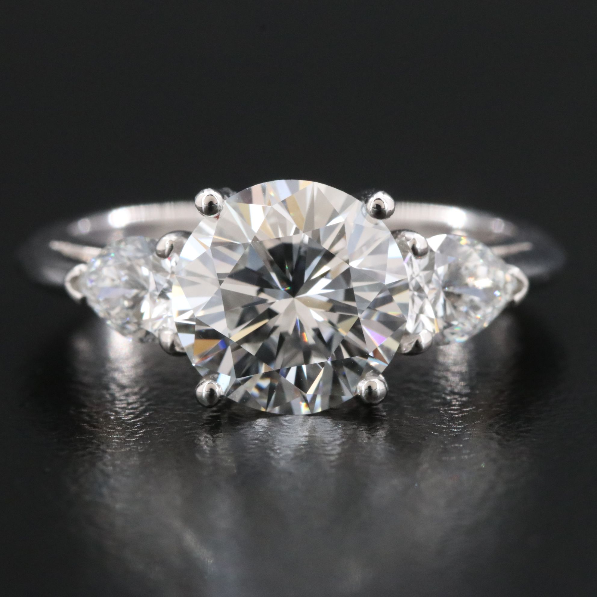 Tiffany & Co. Platinum 3.13 CT Diamond Ring with 2.43 CT Center and GIA Cert