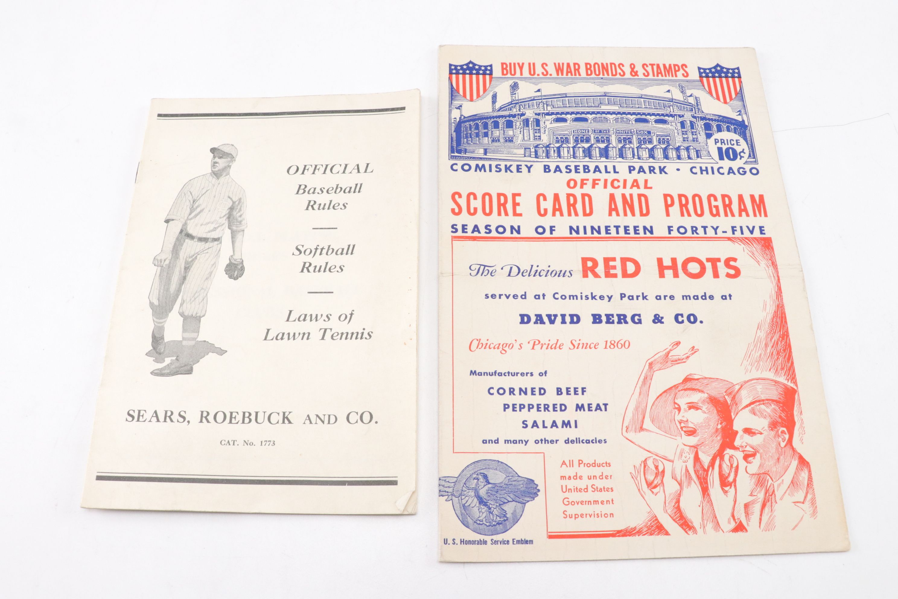 Chicago White Sox Scorecards, Programs & Other Baseball Ephemera